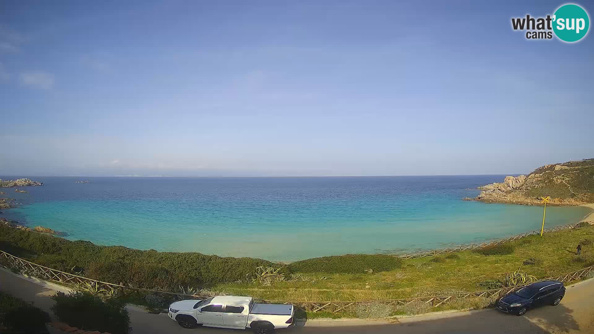 Web kamera plaže Rena Bianca – Santa Teresa Gallura – Sardinija