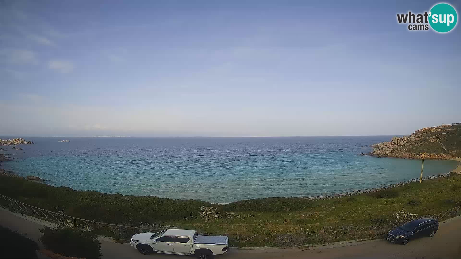 Spletna kamera plaža Rena Bianca – Santa Teresa Gallura – Sardinija