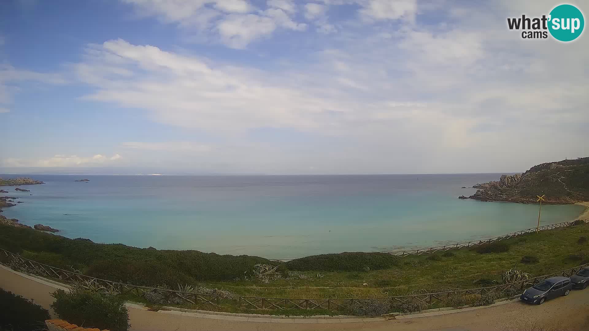 Webcam Rena Bianca beach – Spiaggia Rena Bianca – Santa Teresa Gallura – Sardinia