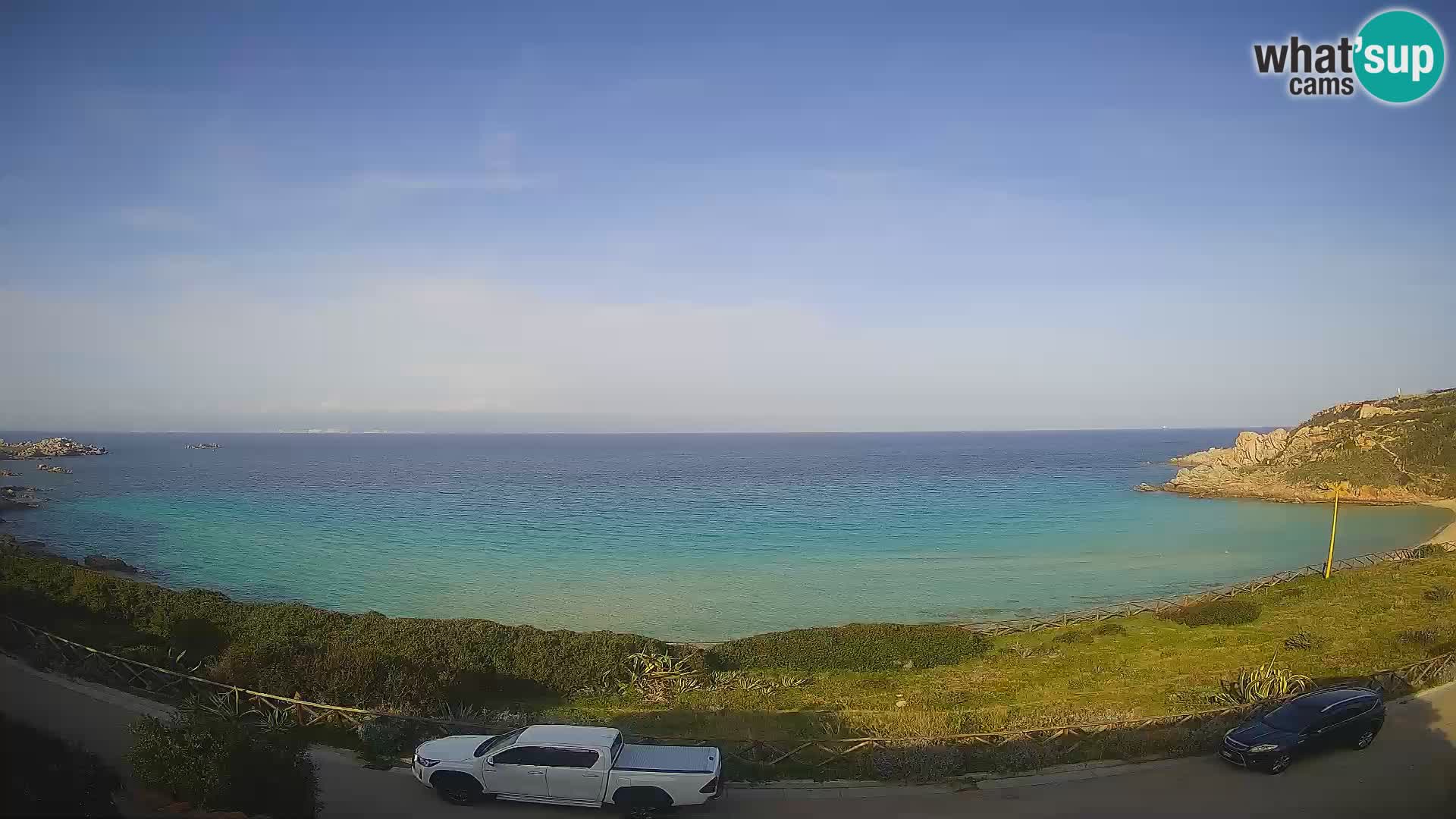 Web kamera plaže Rena Bianca – Santa Teresa Gallura – Sardinija