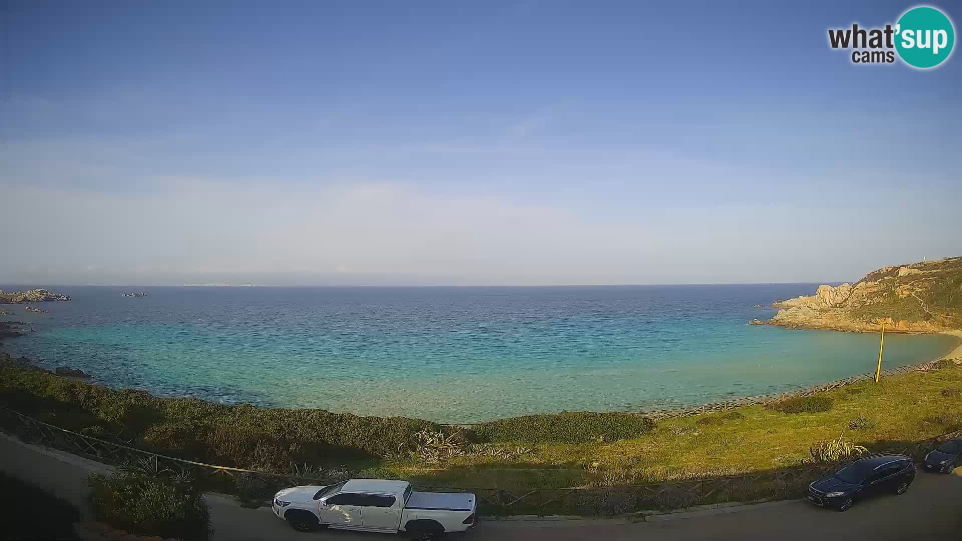 Spletna kamera plaža Rena Bianca – Santa Teresa Gallura – Sardinija