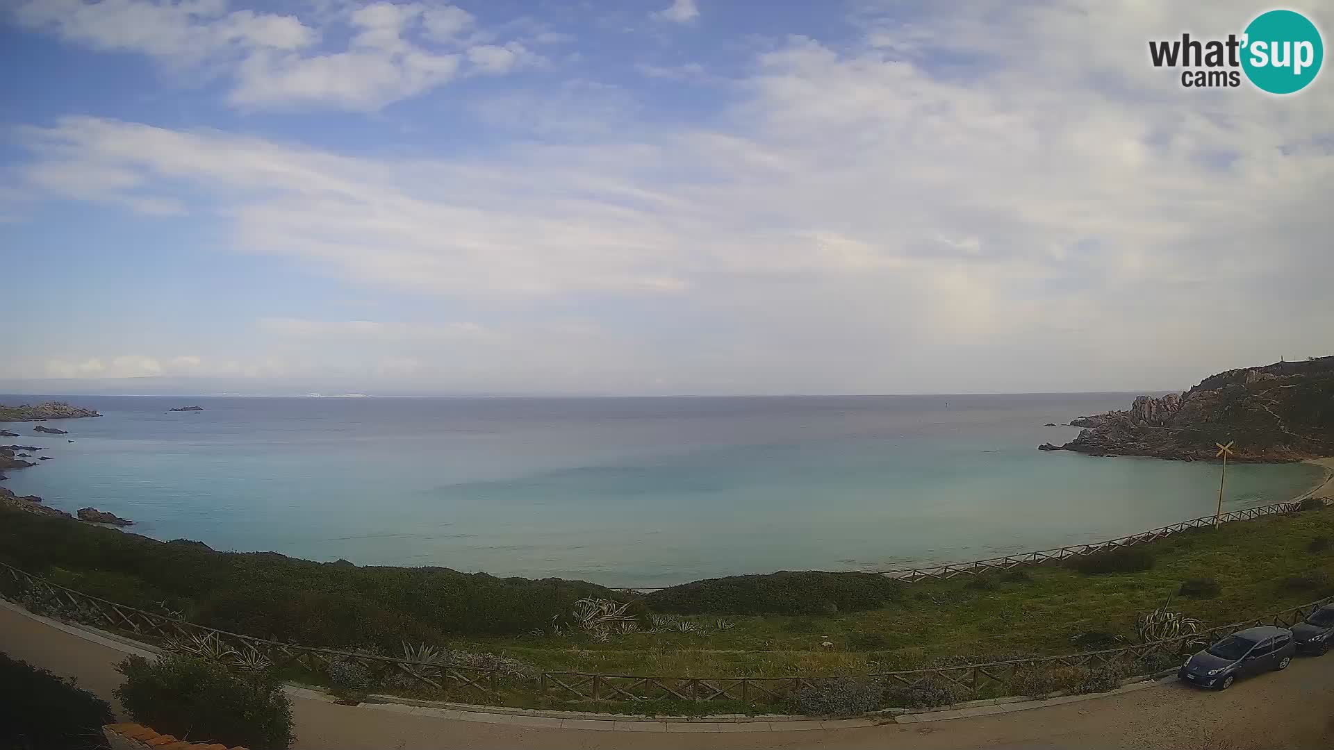 Web kamera plaže Rena Bianca – Santa Teresa Gallura – Sardinija