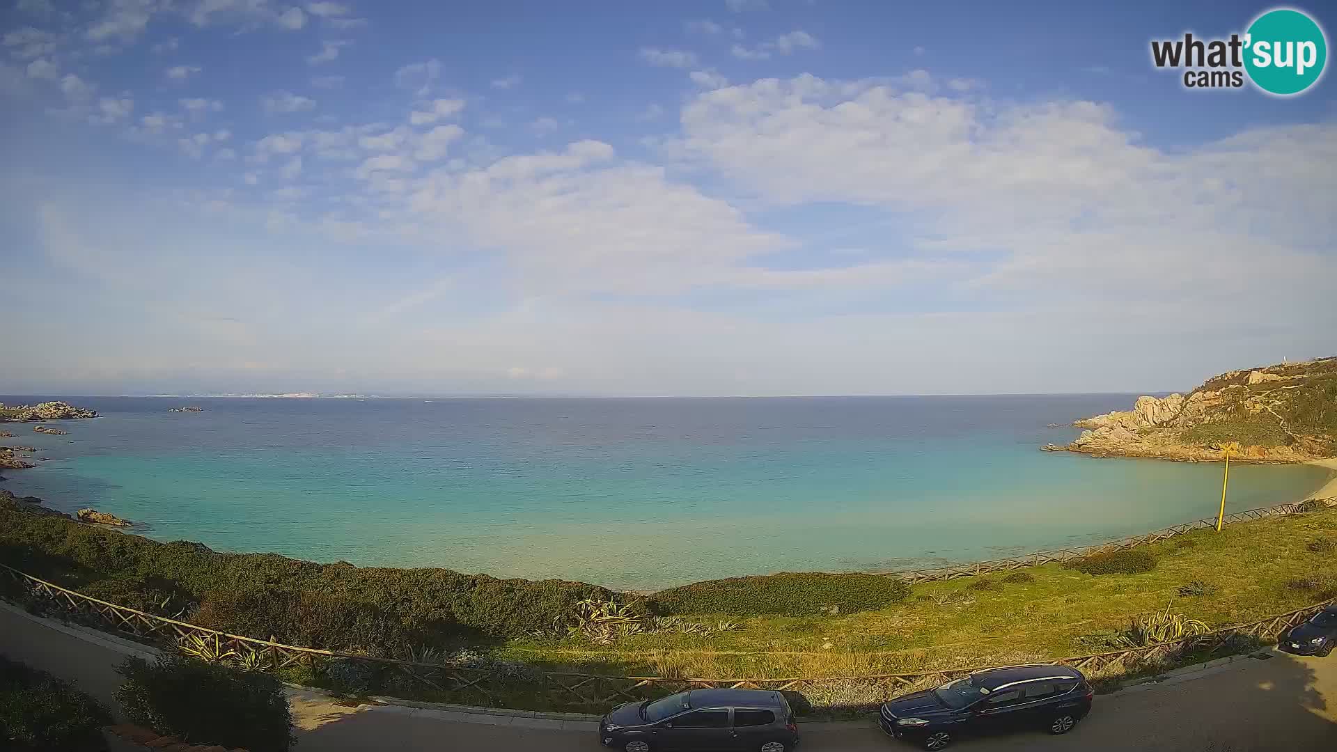 Spletna kamera plaža Rena Bianca – Santa Teresa Gallura – Sardinija