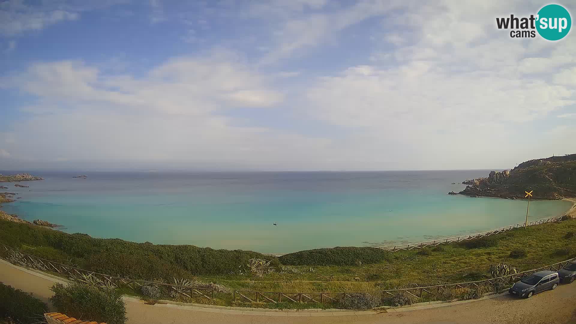 Web kamera plaže Rena Bianca – Santa Teresa Gallura – Sardinija