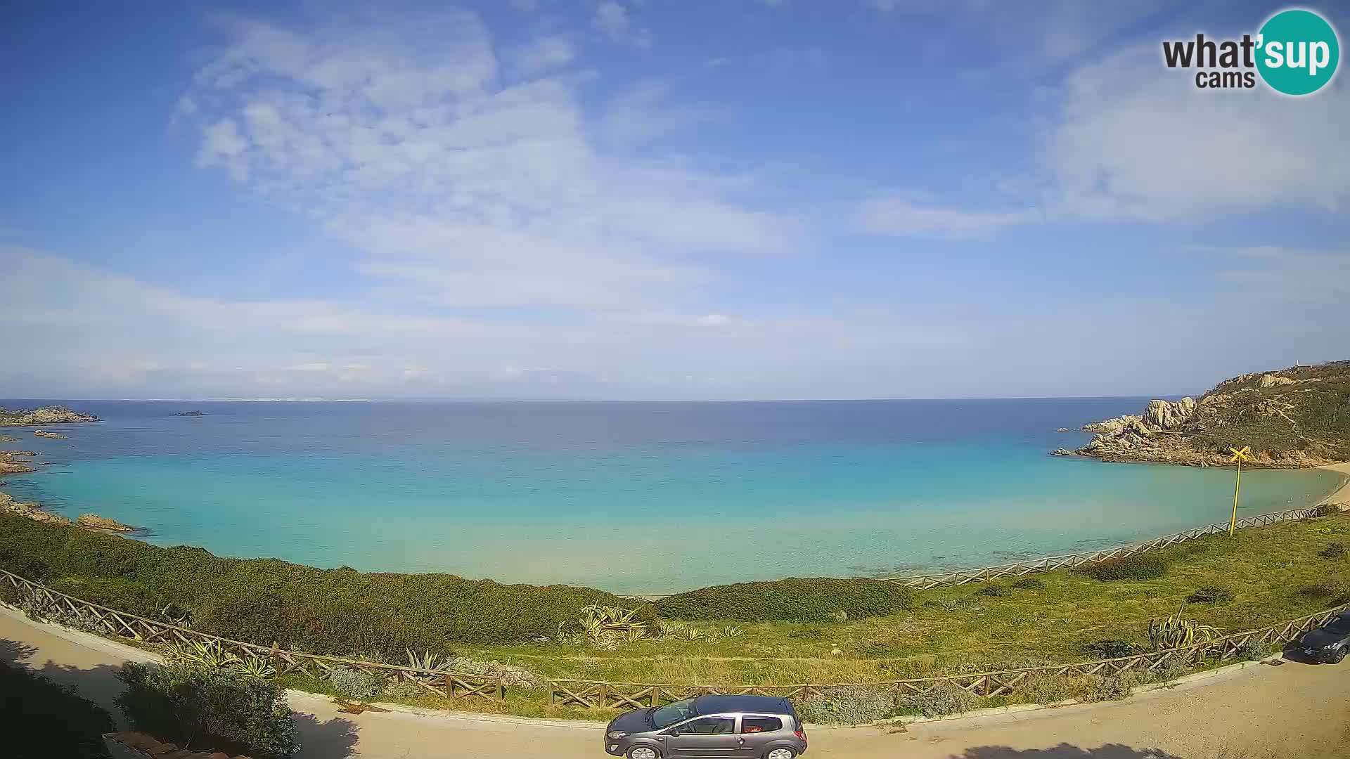 Webcam Rena Bianca beach – Spiaggia Rena Bianca – Santa Teresa Gallura – Sardinia