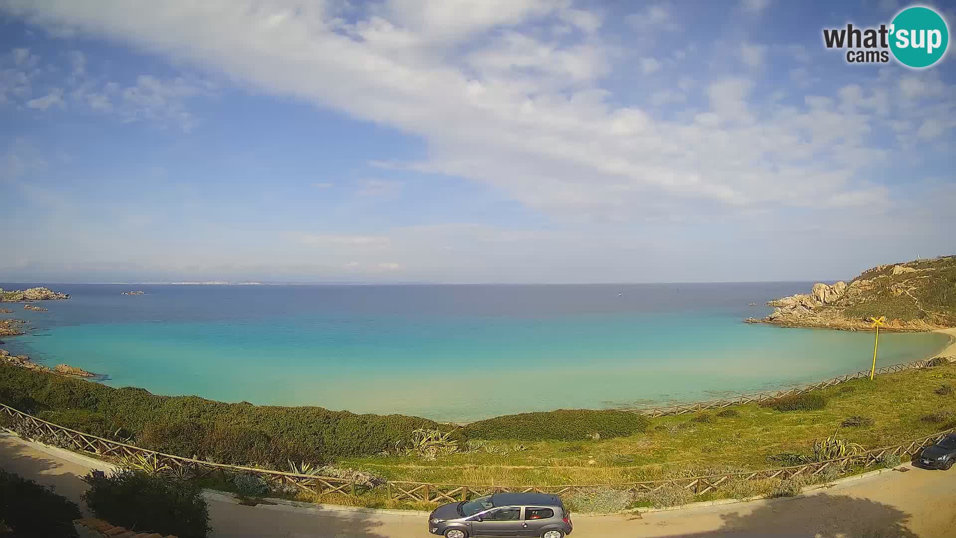 Spletna kamera plaža Rena Bianca – Santa Teresa Gallura – Sardinija