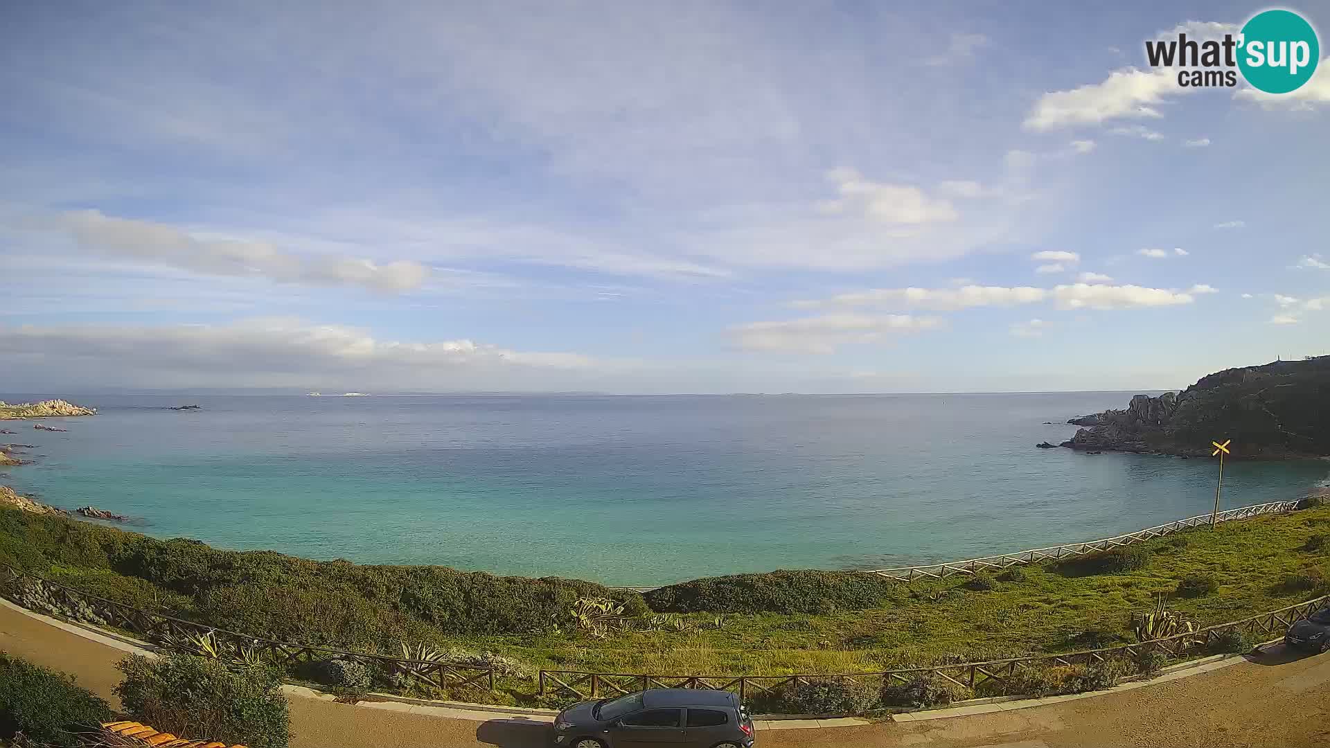 Spletna kamera plaža Rena Bianca – Santa Teresa Gallura – Sardinija