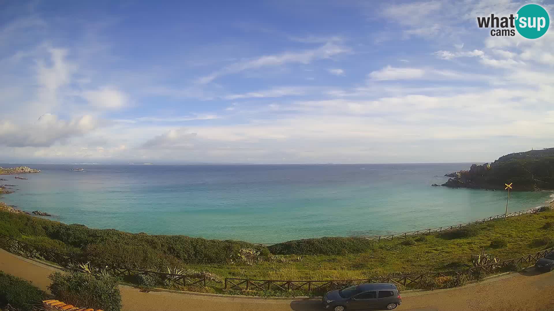 Webcam Rena Bianca beach – Spiaggia Rena Bianca – Santa Teresa Gallura – Sardinia