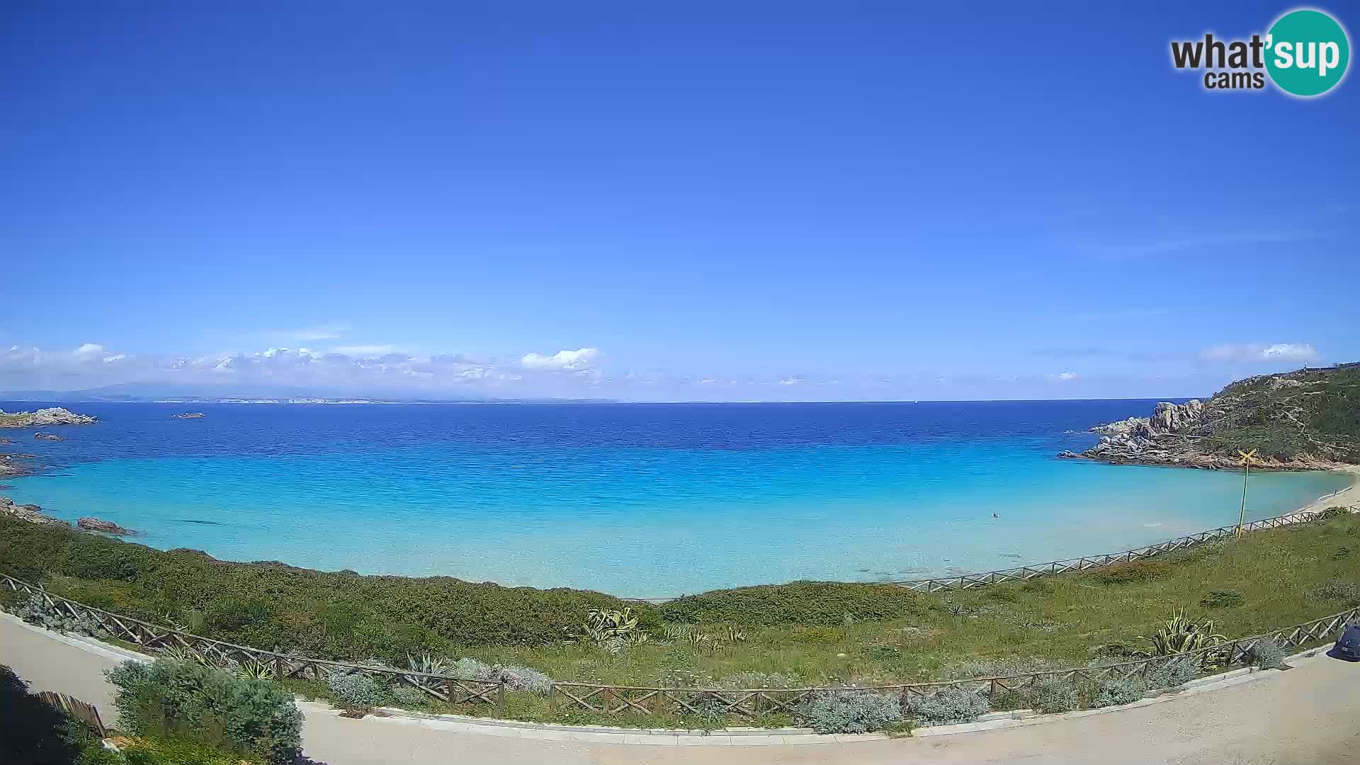 Webcam Rena Bianca beach – Spiaggia Rena Bianca – Santa Teresa Gallura – Sardinia