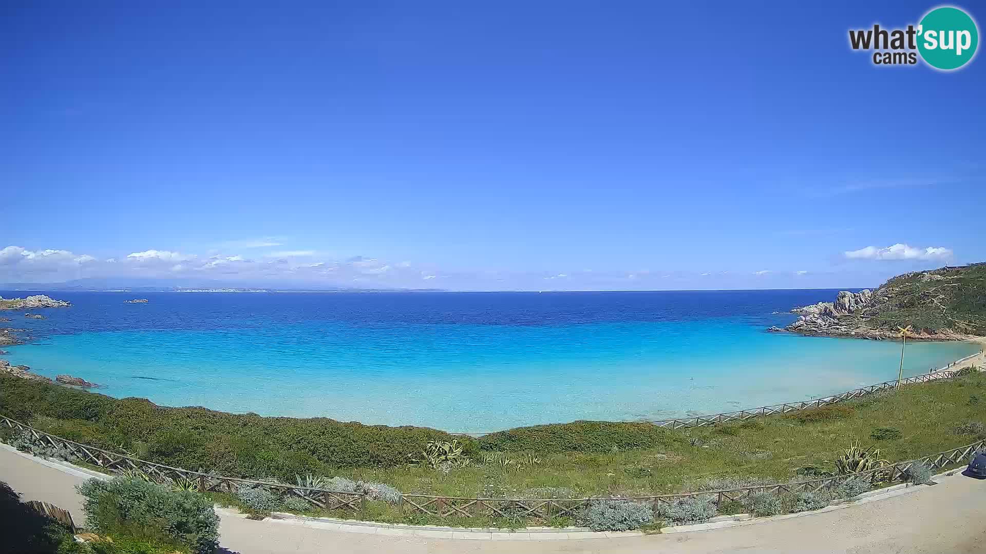Spletna kamera plaža Rena Bianca – Santa Teresa Gallura – Sardinija