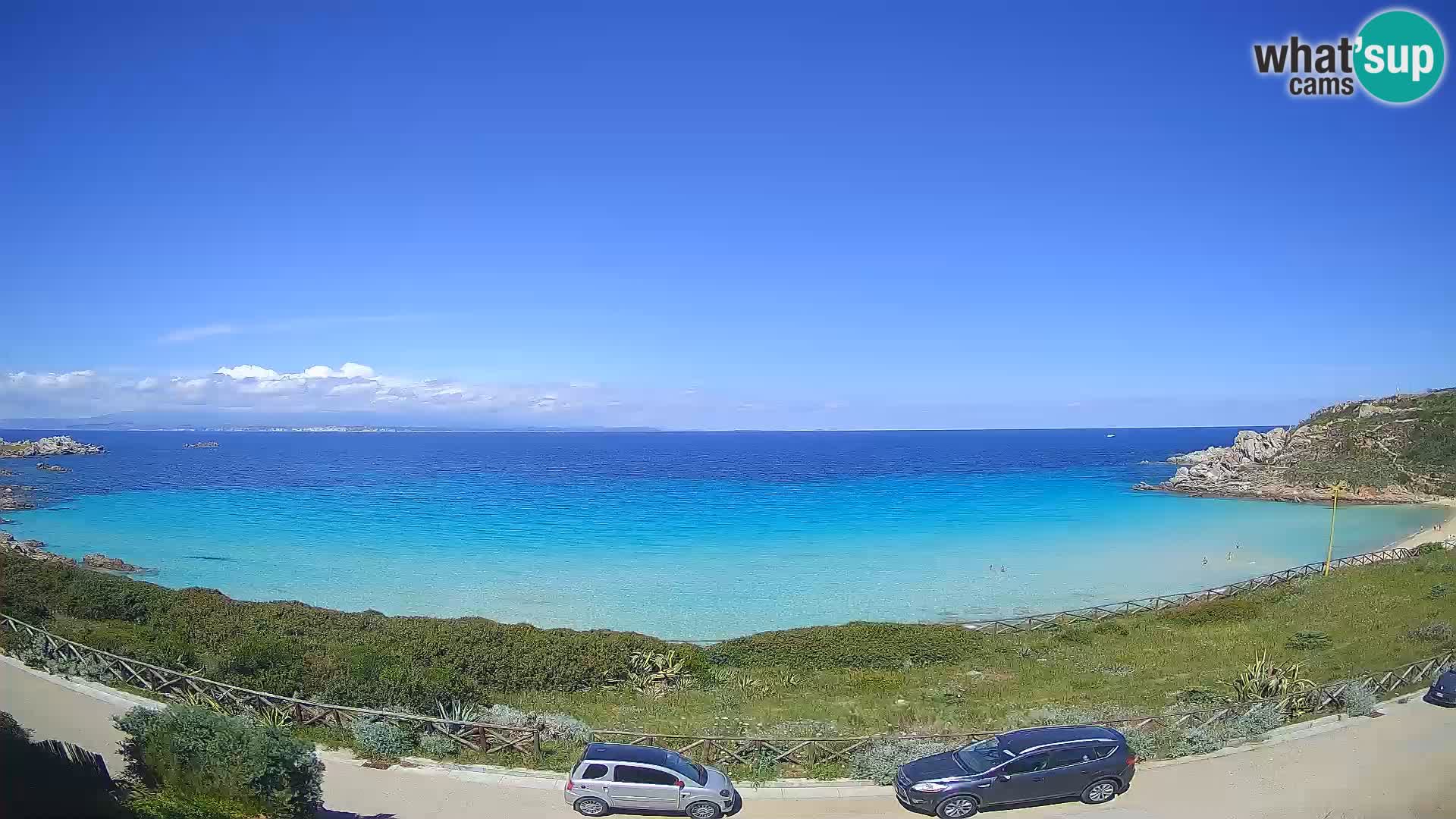 Web kamera plaže Rena Bianca – Santa Teresa Gallura – Sardinija