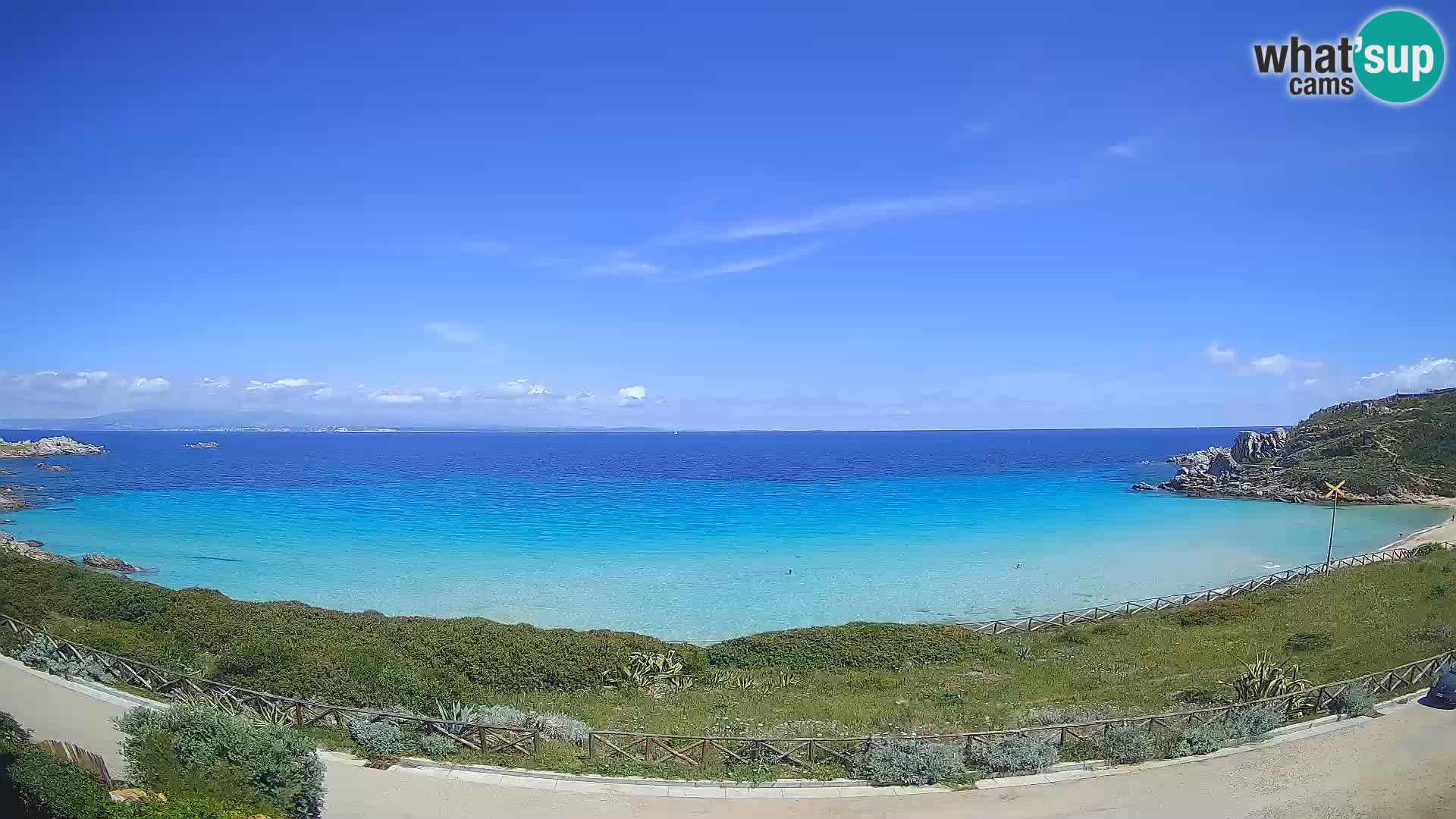 Webcam Spiaggia Rena Bianca – Santa Teresa Gallura – Sardegna