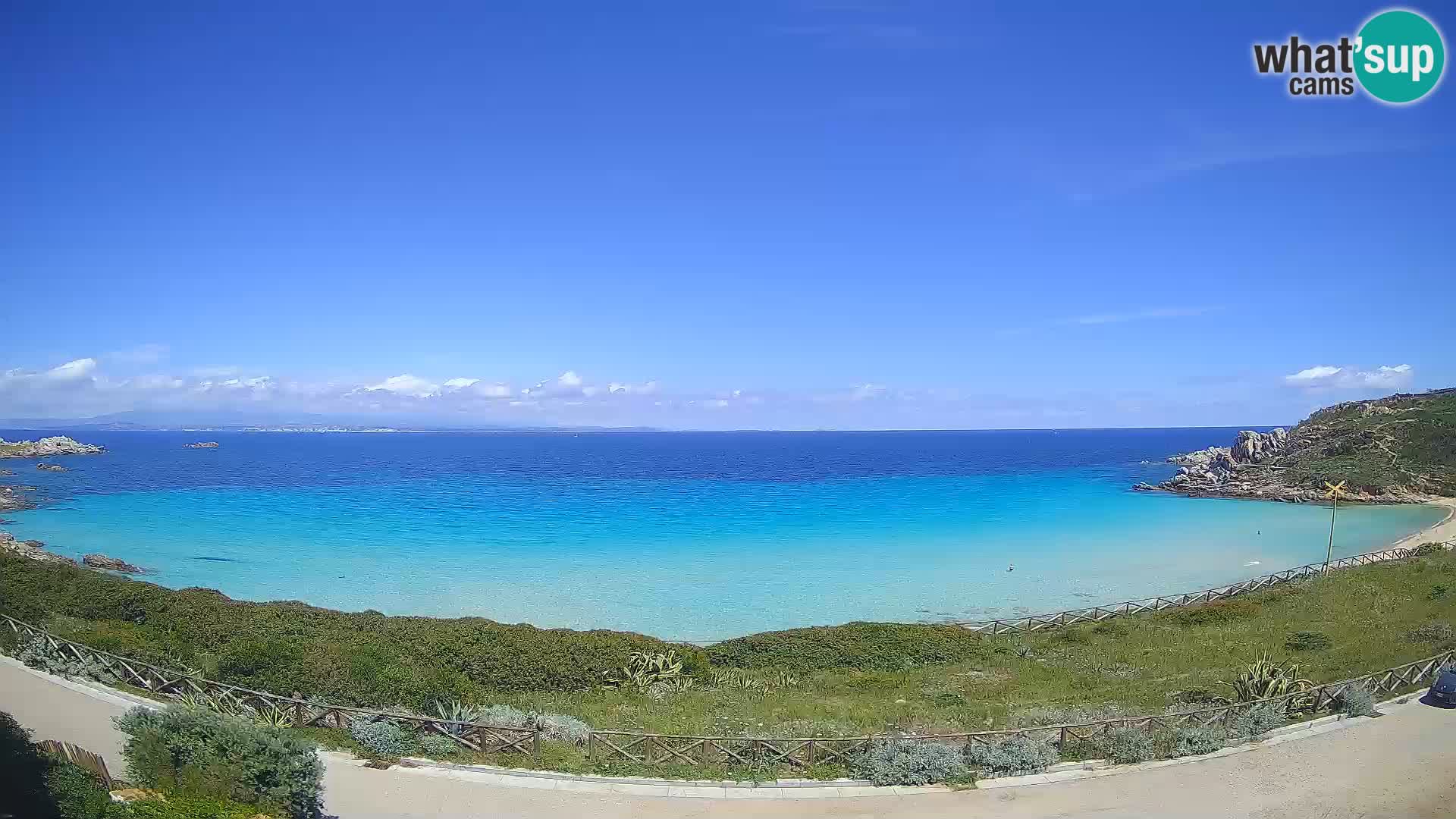 Web kamera plaže Rena Bianca – Santa Teresa Gallura – Sardinija
