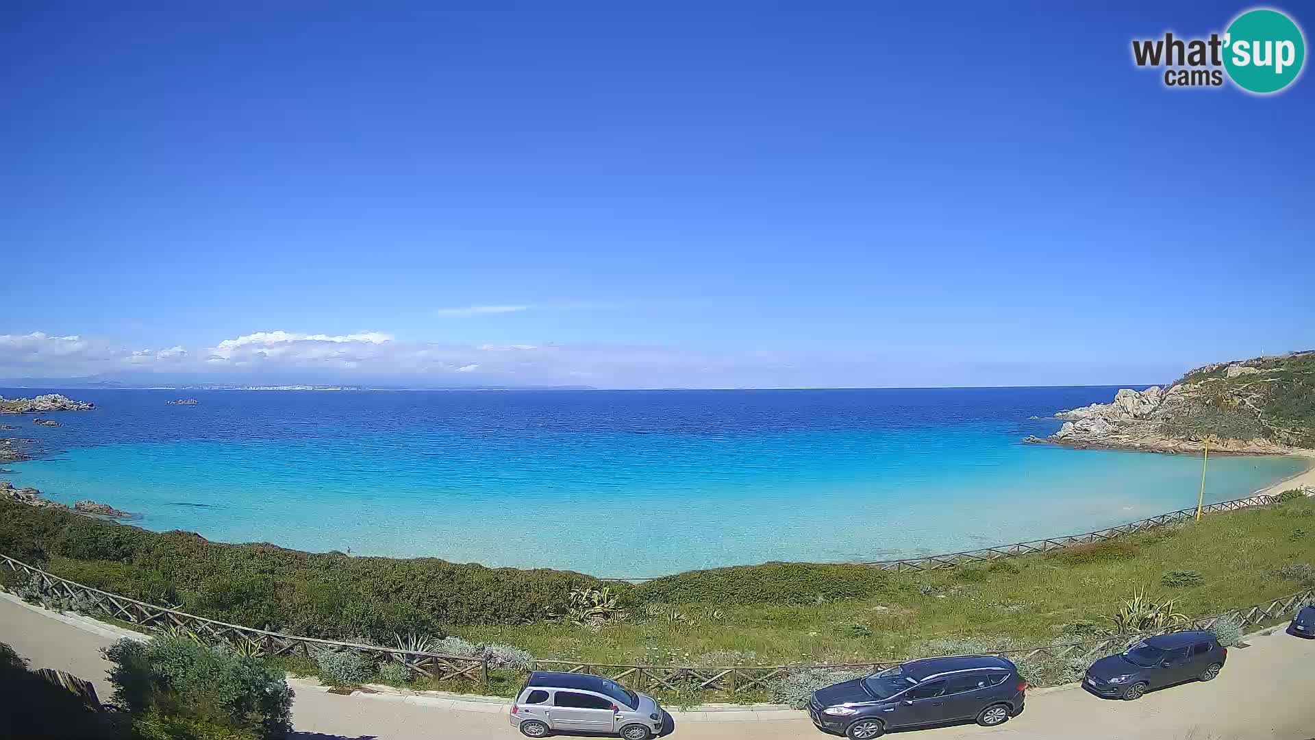 Webcam Rena Bianca beach – Spiaggia Rena Bianca – Santa Teresa Gallura – Sardinia