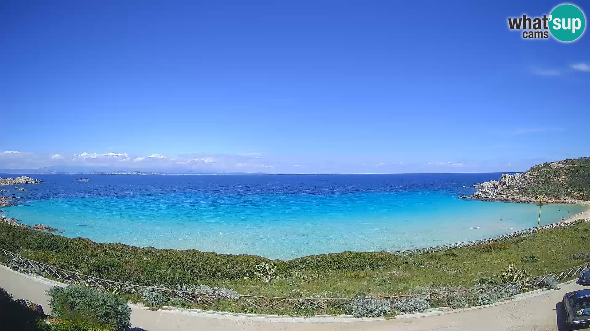 Webcam Rena Bianca beach – Spiaggia Rena Bianca – Santa Teresa Gallura – Sardinia
