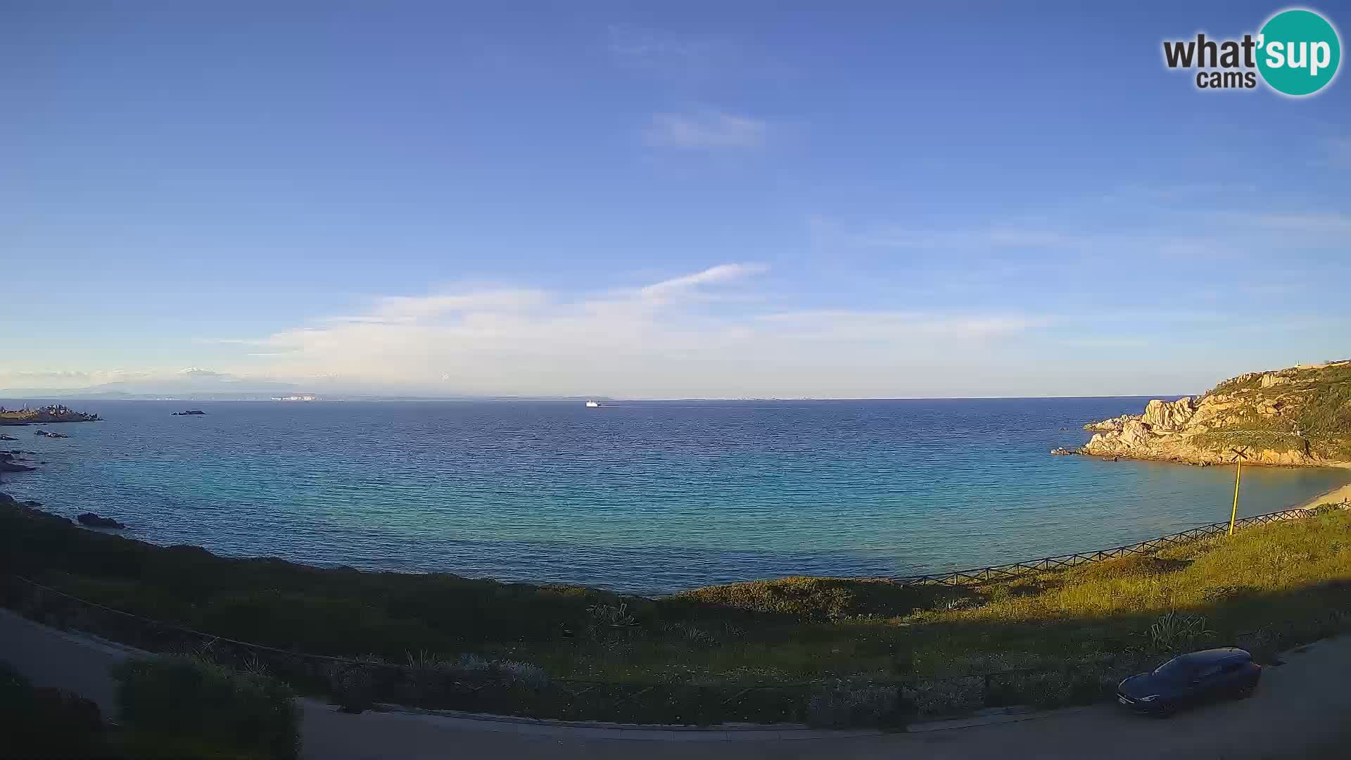 Spletna kamera plaža Rena Bianca – Santa Teresa Gallura – Sardinija