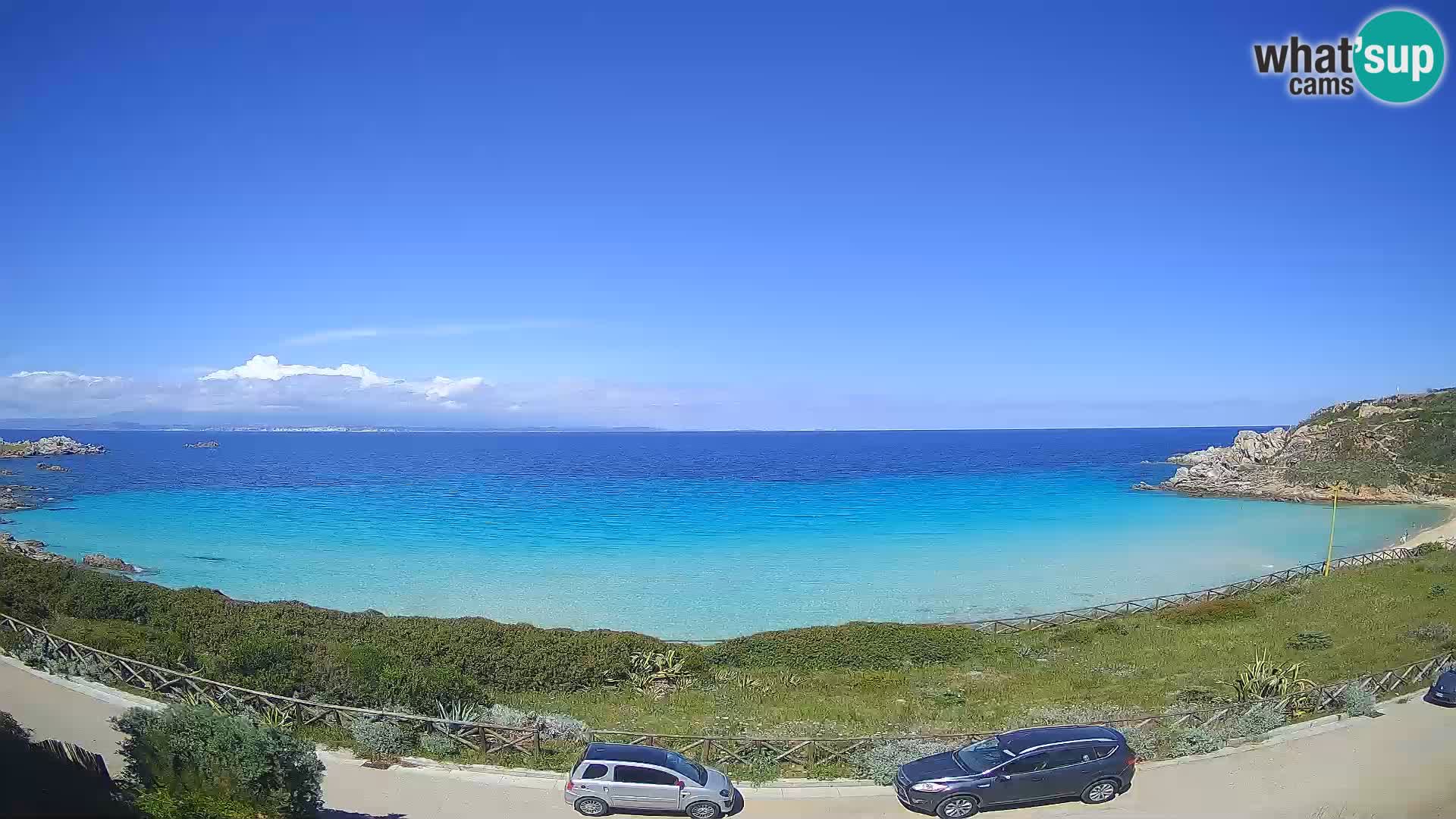 Webcam Rena Bianca beach – Spiaggia Rena Bianca – Santa Teresa Gallura – Sardinia