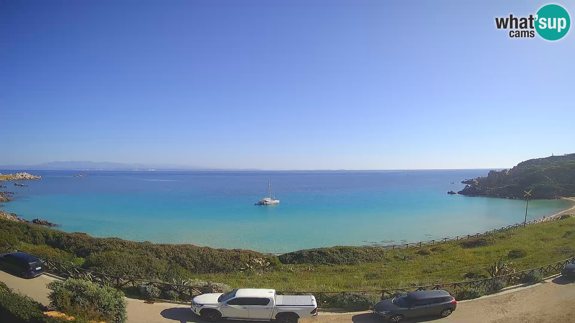Webcam Rena Bianca beach – Spiaggia Rena Bianca – Santa Teresa Gallura – Sardinia