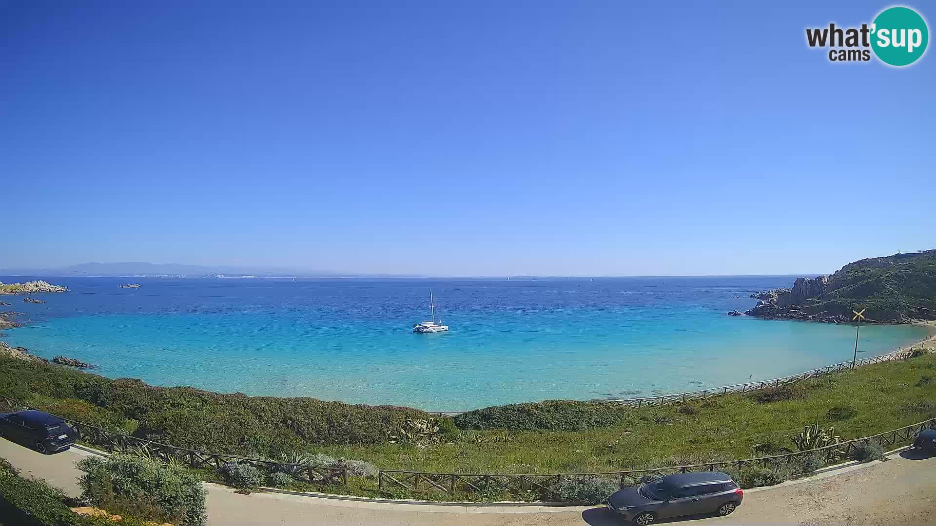 Webcam Rena Bianca beach – Spiaggia Rena Bianca – Santa Teresa Gallura – Sardinia