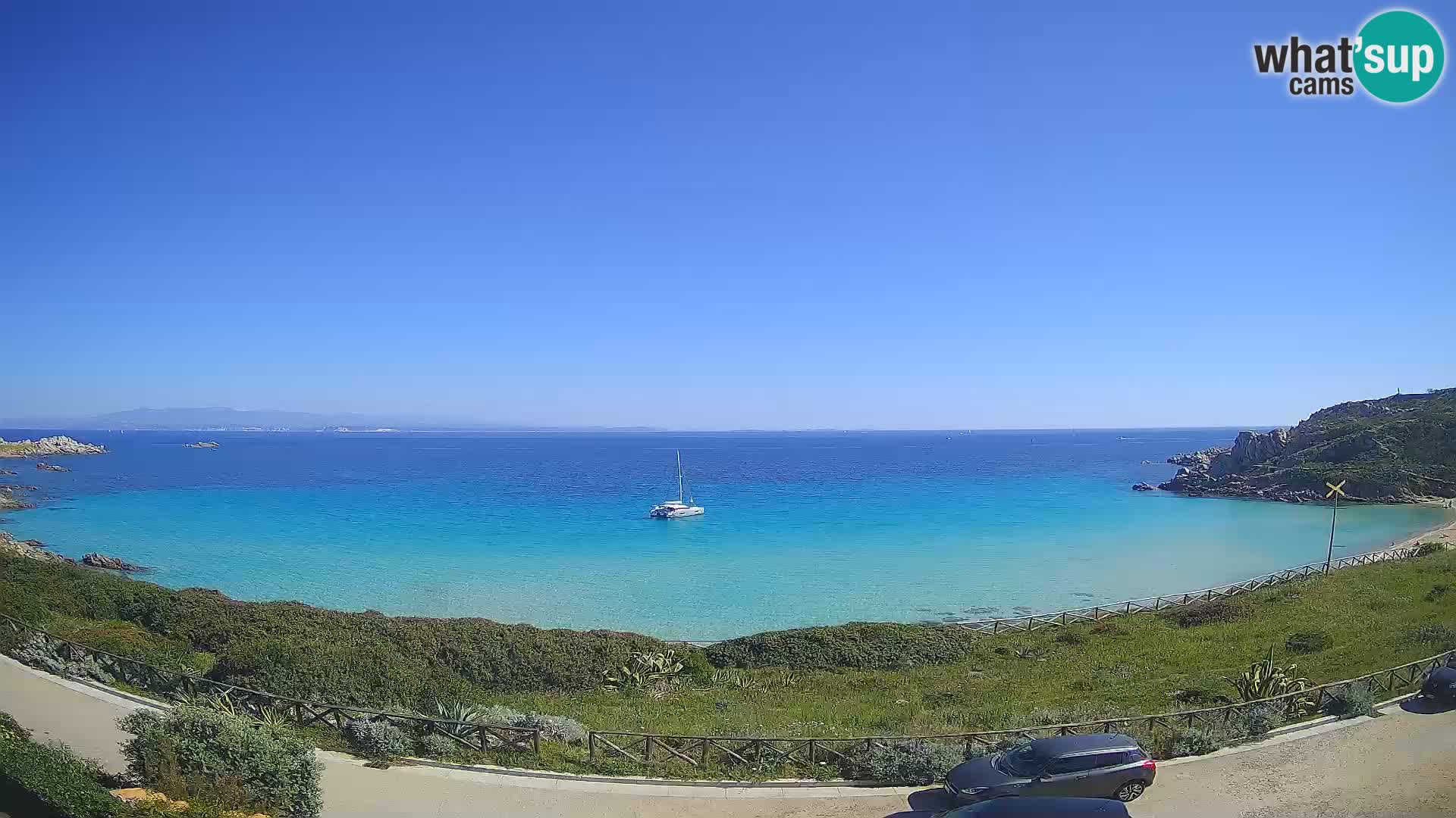 Webcam Rena Bianca beach – Spiaggia Rena Bianca – Santa Teresa Gallura – Sardinia