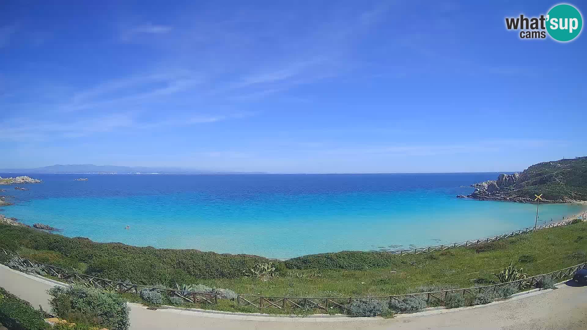 Webcam Rena Bianca beach – Spiaggia Rena Bianca – Santa Teresa Gallura – Sardinia