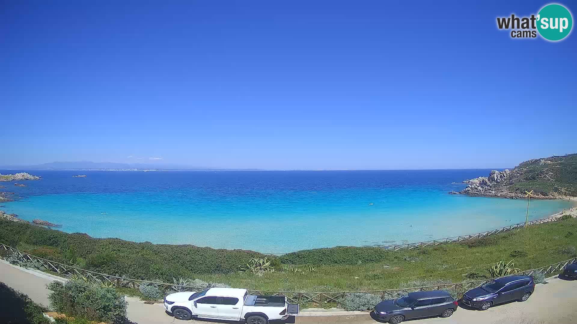 Spletna kamera plaža Rena Bianca – Santa Teresa Gallura – Sardinija