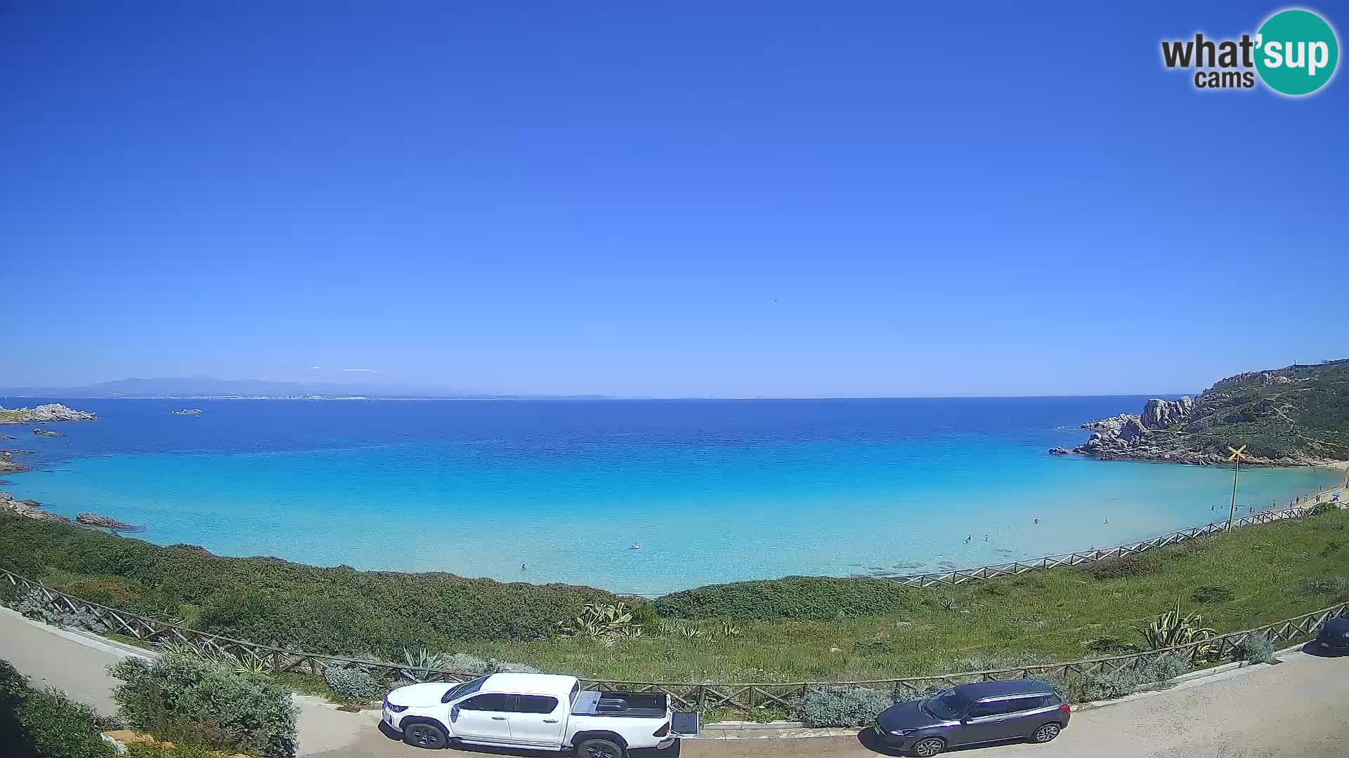 Spletna kamera plaža Rena Bianca – Santa Teresa Gallura – Sardinija
