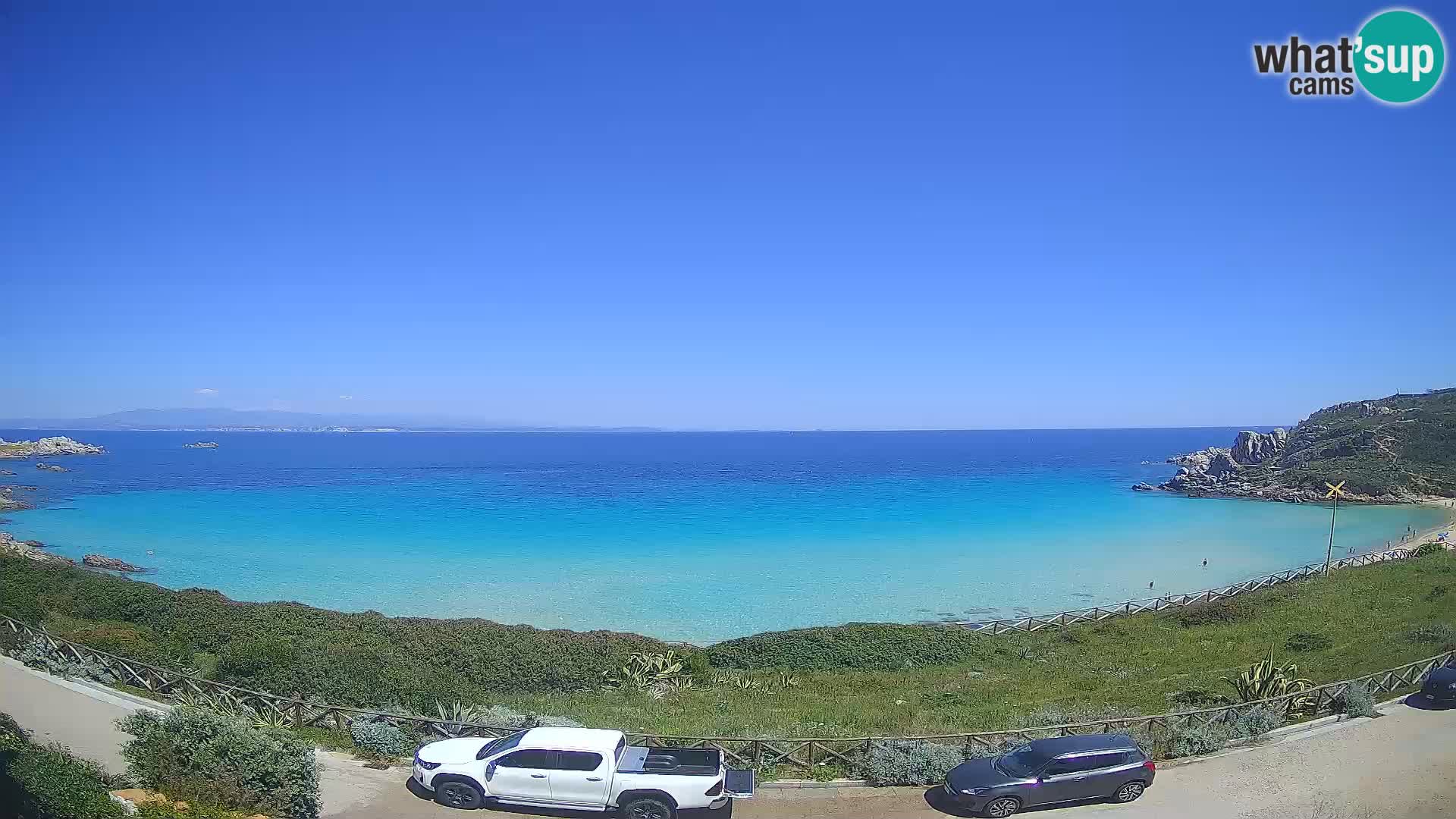 Spletna kamera plaža Rena Bianca – Santa Teresa Gallura – Sardinija