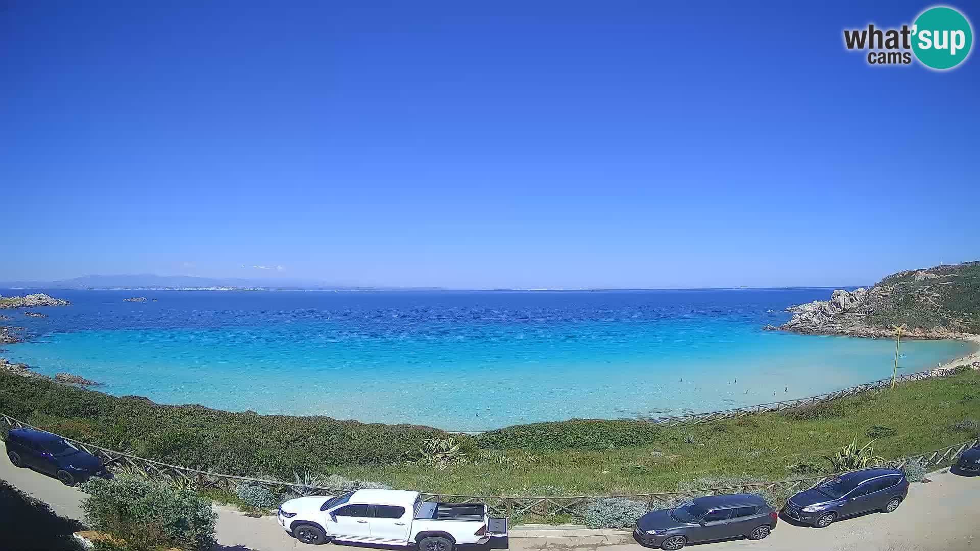 Web kamera plaže Rena Bianca – Santa Teresa Gallura – Sardinija