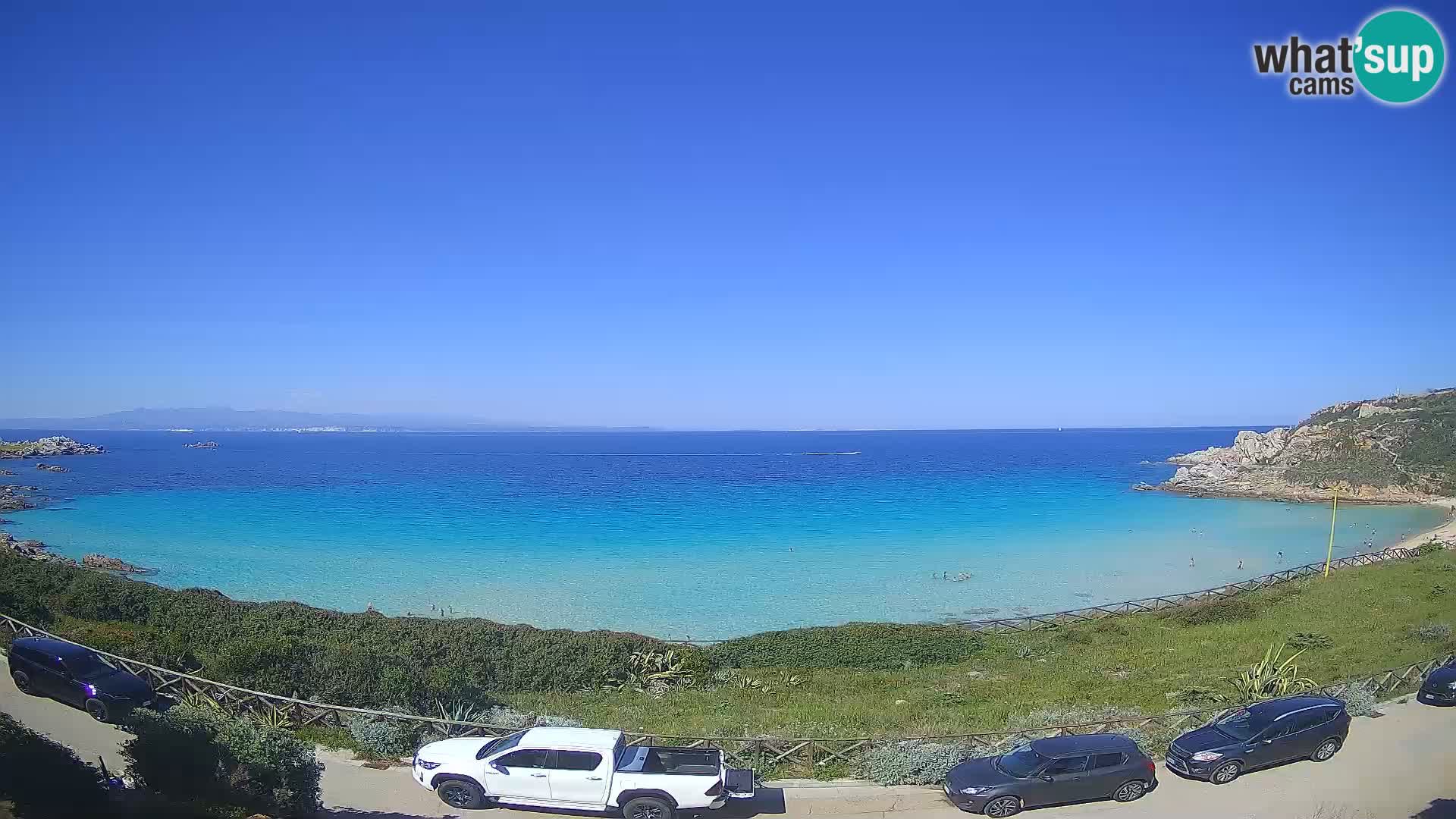 Web kamera plaže Rena Bianca – Santa Teresa Gallura – Sardinija