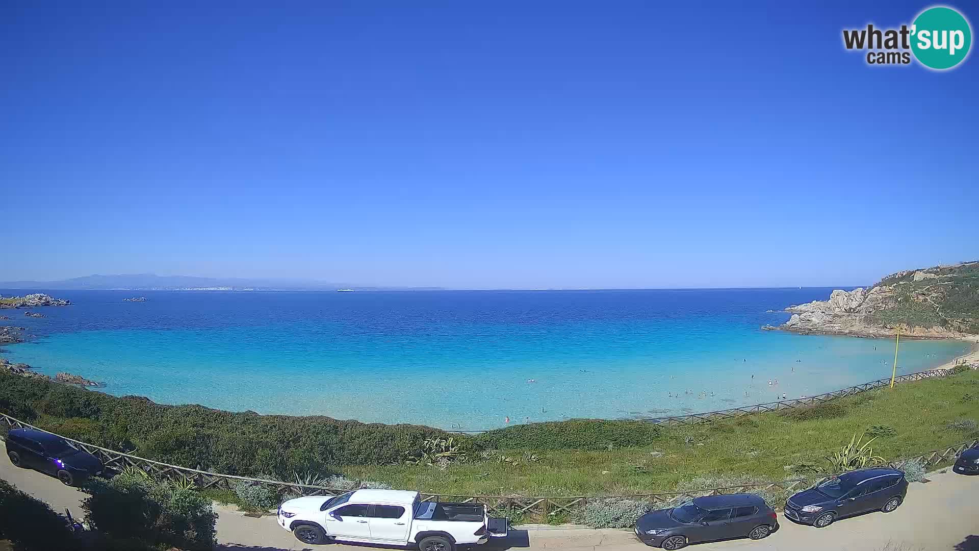 Web kamera plaže Rena Bianca – Santa Teresa Gallura – Sardinija