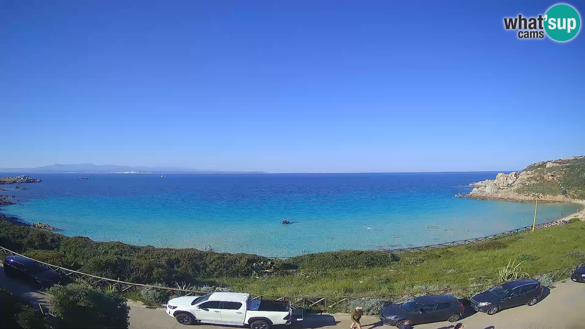 Web kamera plaže Rena Bianca – Santa Teresa Gallura – Sardinija