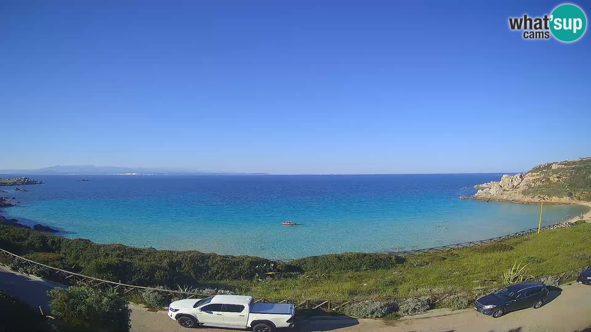 Spletna kamera plaža Rena Bianca – Santa Teresa Gallura – Sardinija