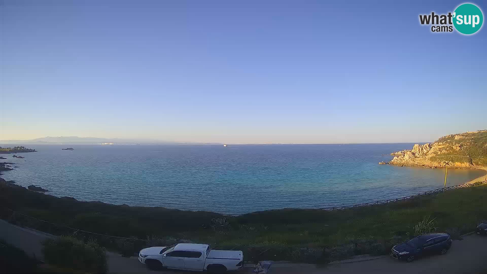 Spletna kamera plaža Rena Bianca – Santa Teresa Gallura – Sardinija