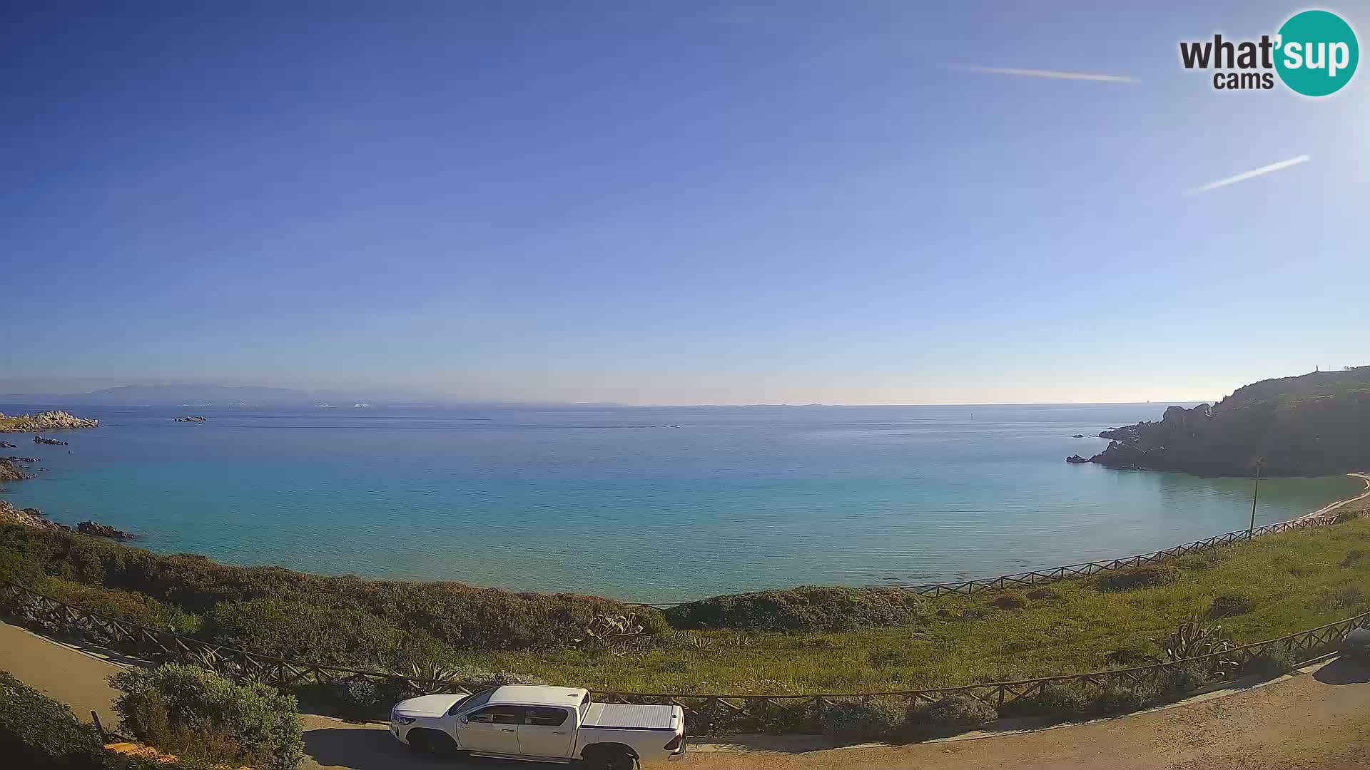 Web kamera plaže Rena Bianca – Santa Teresa Gallura – Sardinija