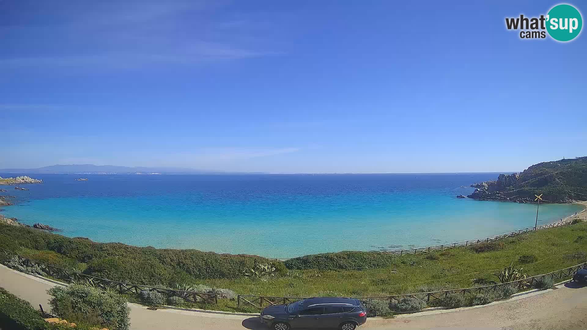 Web kamera plaže Rena Bianca – Santa Teresa Gallura – Sardinija