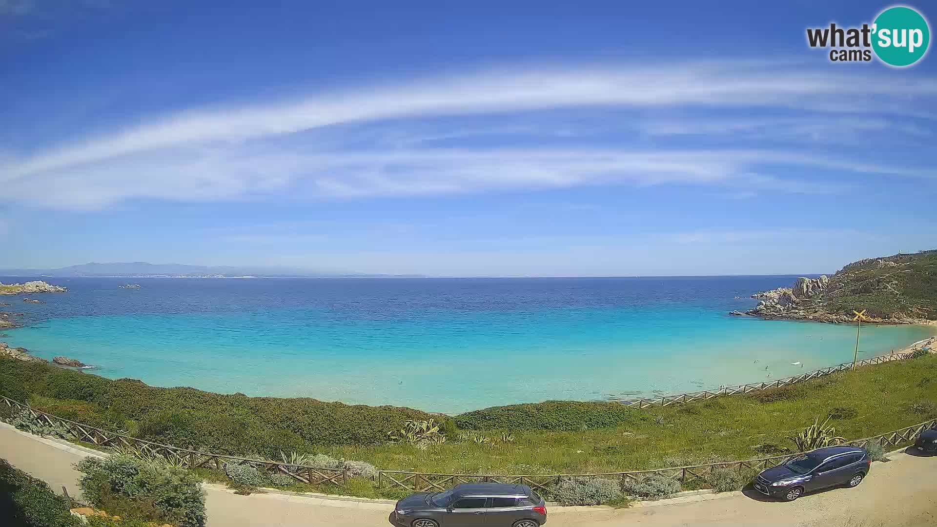 Webcam Rena Bianca beach – Spiaggia Rena Bianca – Santa Teresa Gallura – Sardinia