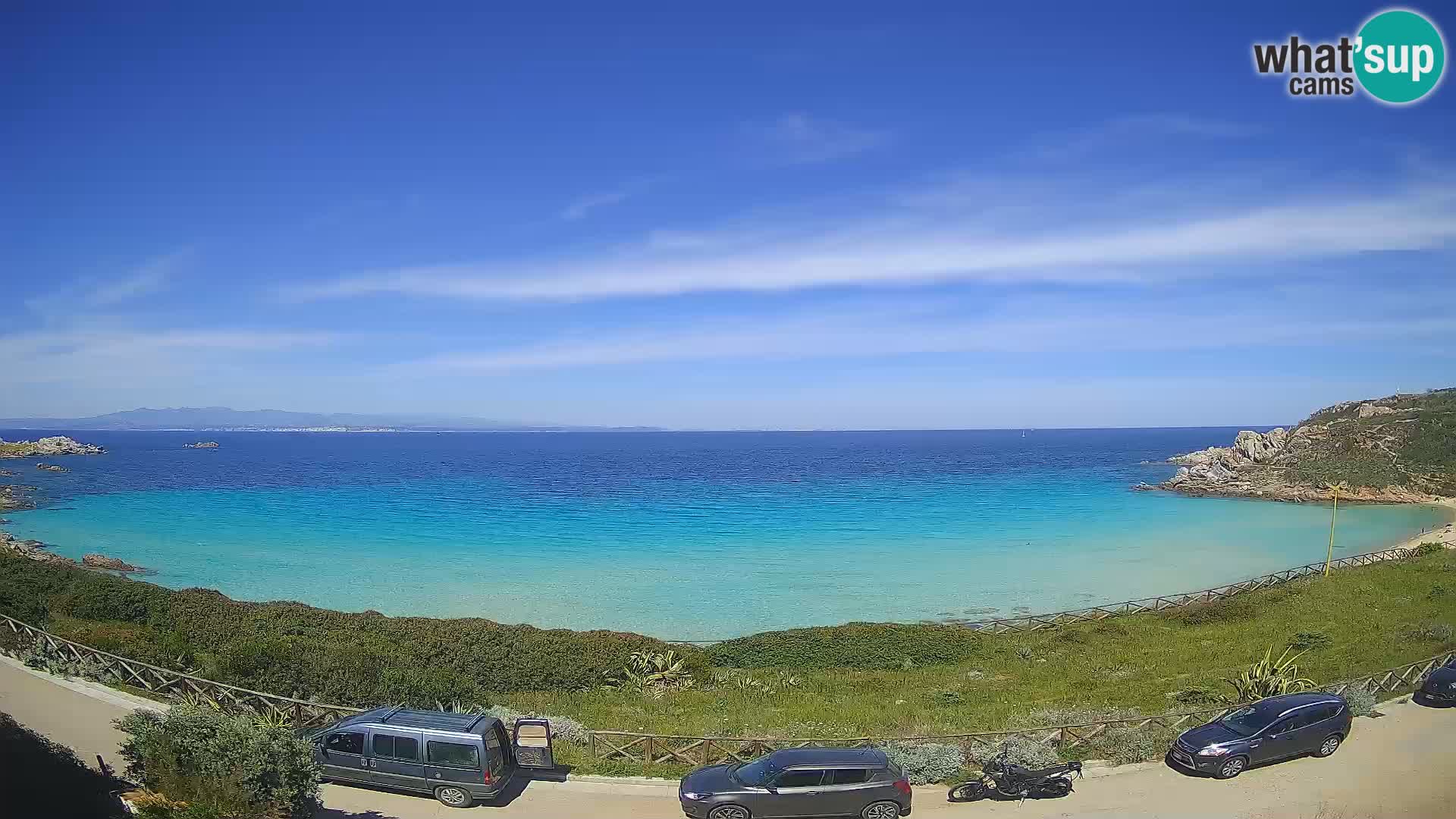 Webcam Rena Bianca beach – Spiaggia Rena Bianca – Santa Teresa Gallura – Sardinia