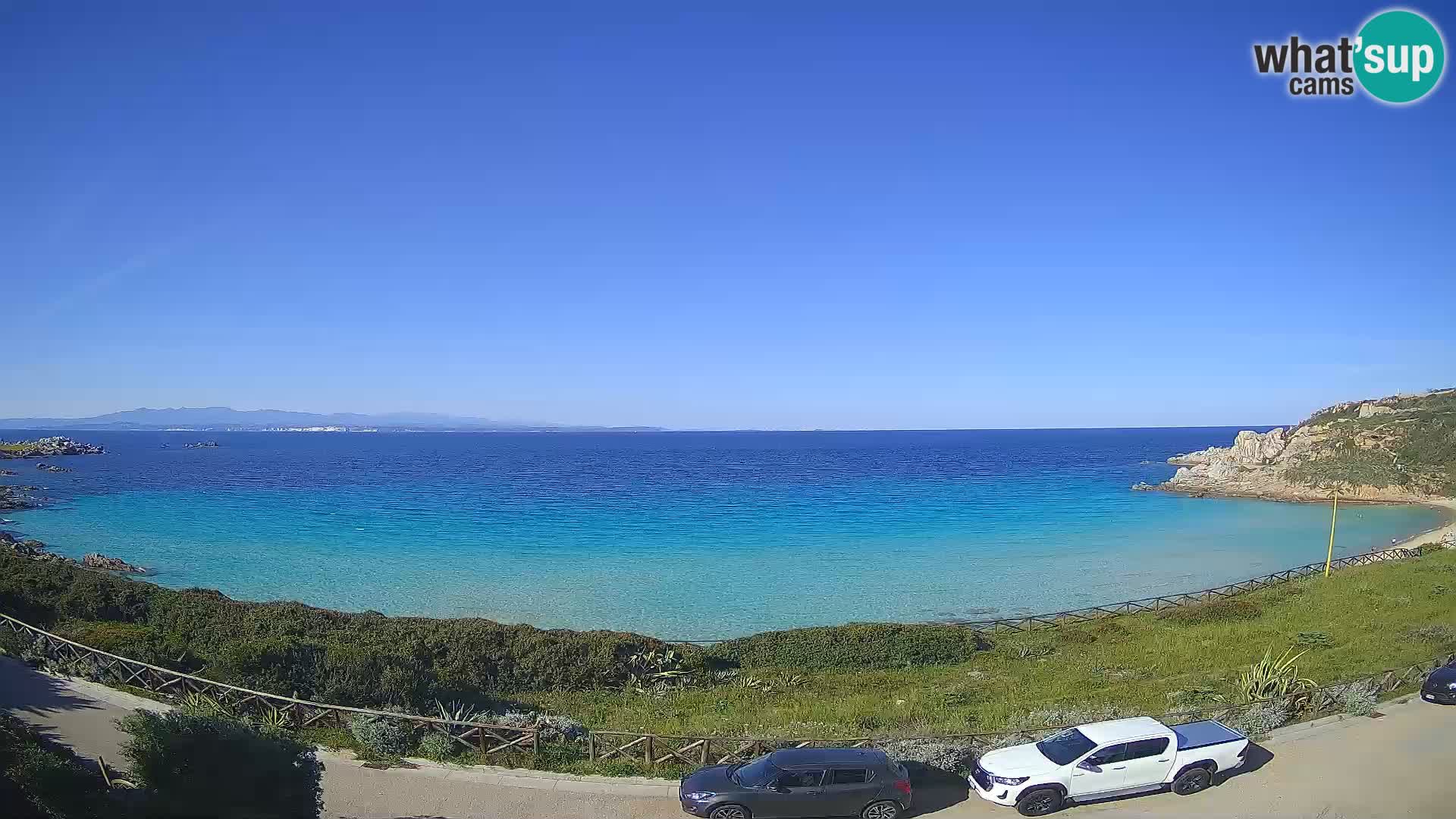Spletna kamera plaža Rena Bianca – Santa Teresa Gallura – Sardinija