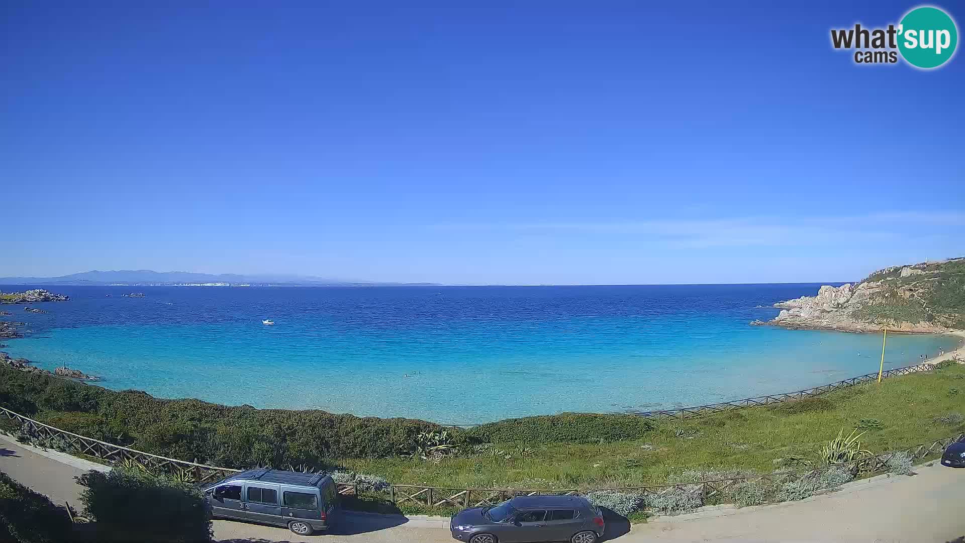 Webcam Rena Bianca beach – Spiaggia Rena Bianca – Santa Teresa Gallura – Sardinia