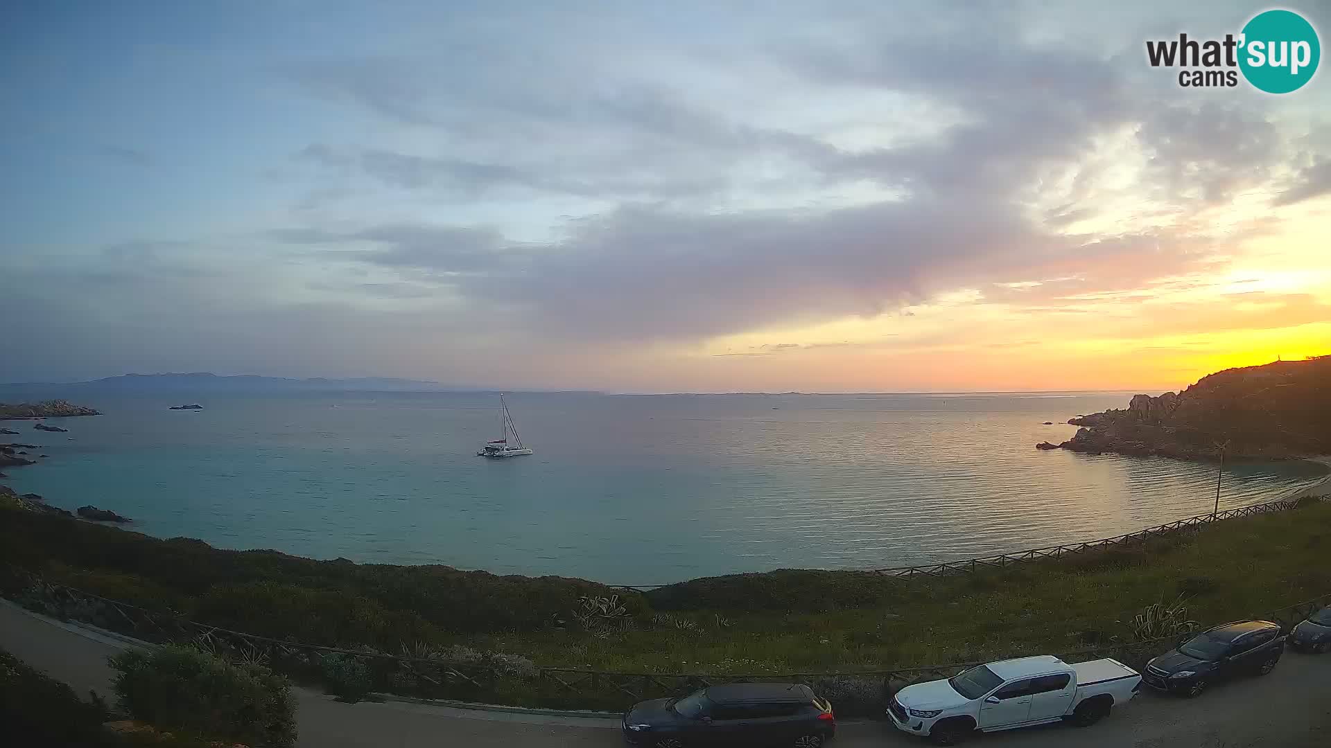 Spletna kamera plaža Rena Bianca – Santa Teresa Gallura – Sardinija