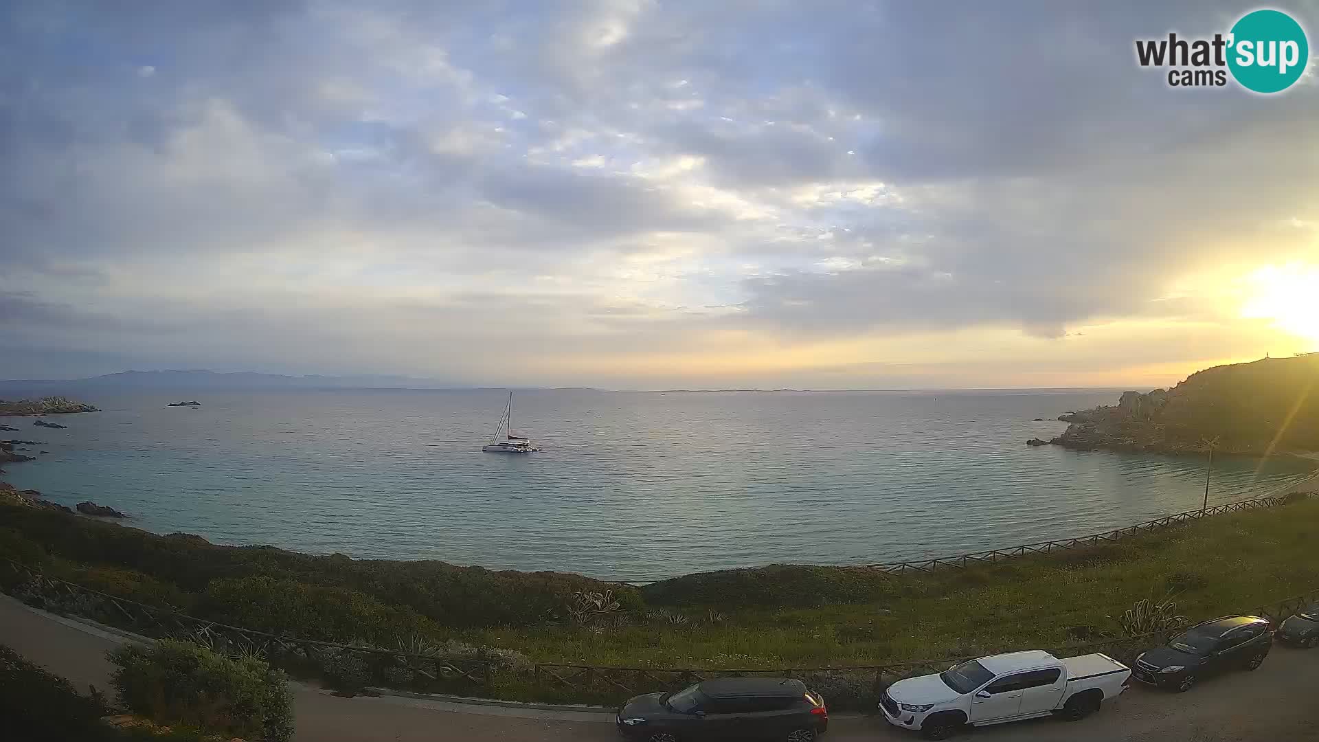 Webcam Rena Bianca beach – Spiaggia Rena Bianca – Santa Teresa Gallura – Sardinia