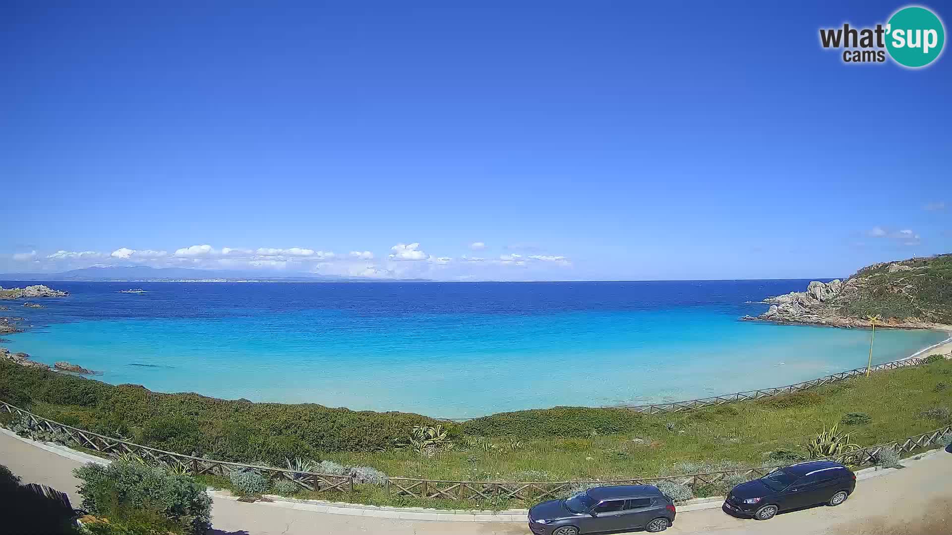 Web kamera plaže Rena Bianca – Santa Teresa Gallura – Sardinija