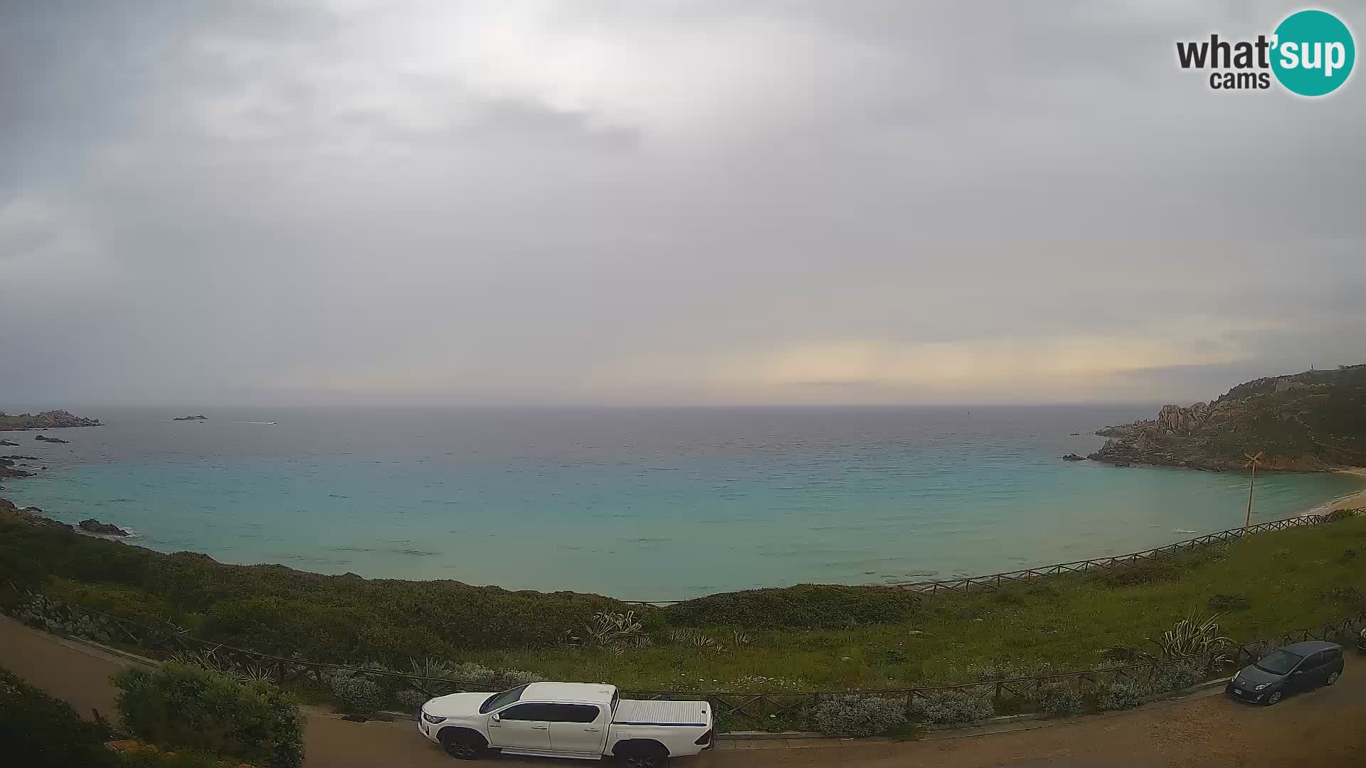 Spletna kamera plaža Rena Bianca – Santa Teresa Gallura – Sardinija