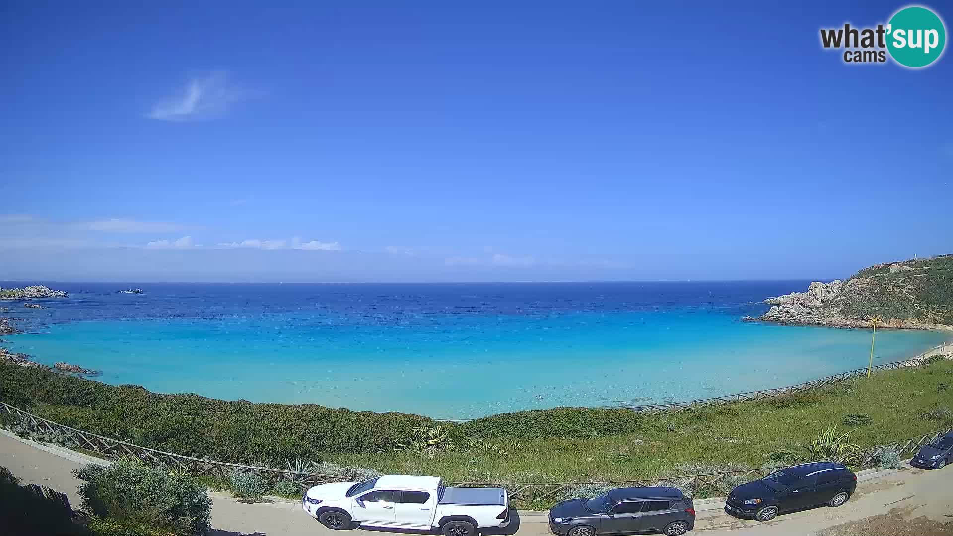 Spletna kamera plaža Rena Bianca – Santa Teresa Gallura – Sardinija