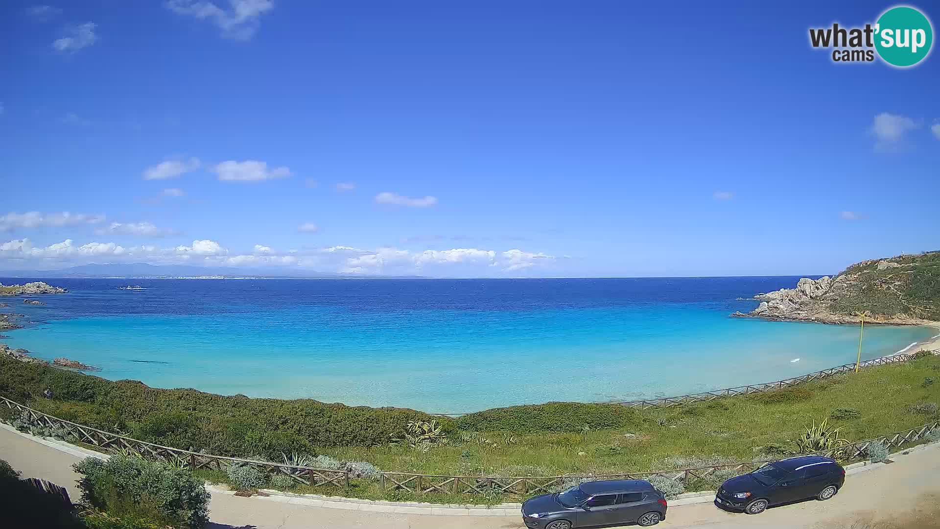 Spletna kamera plaža Rena Bianca – Santa Teresa Gallura – Sardinija