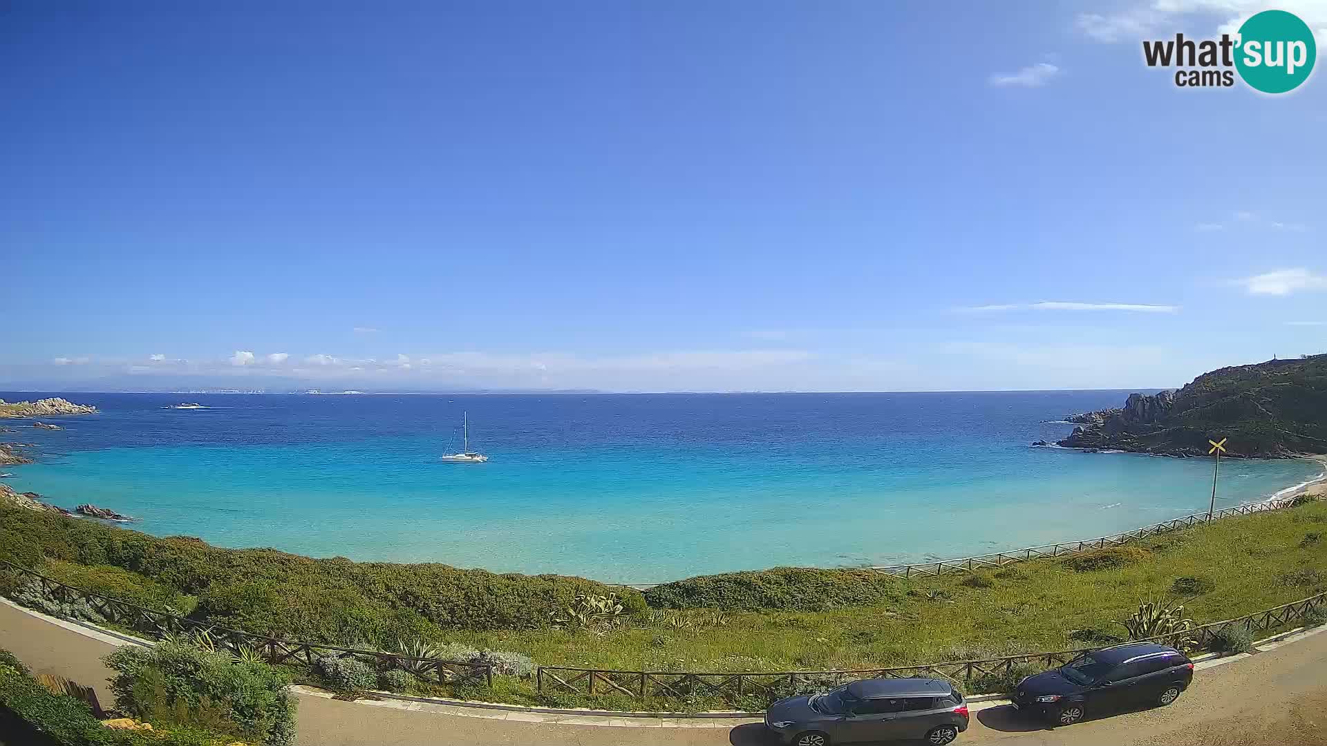 Webcam Rena Bianca beach – Spiaggia Rena Bianca – Santa Teresa Gallura – Sardinia