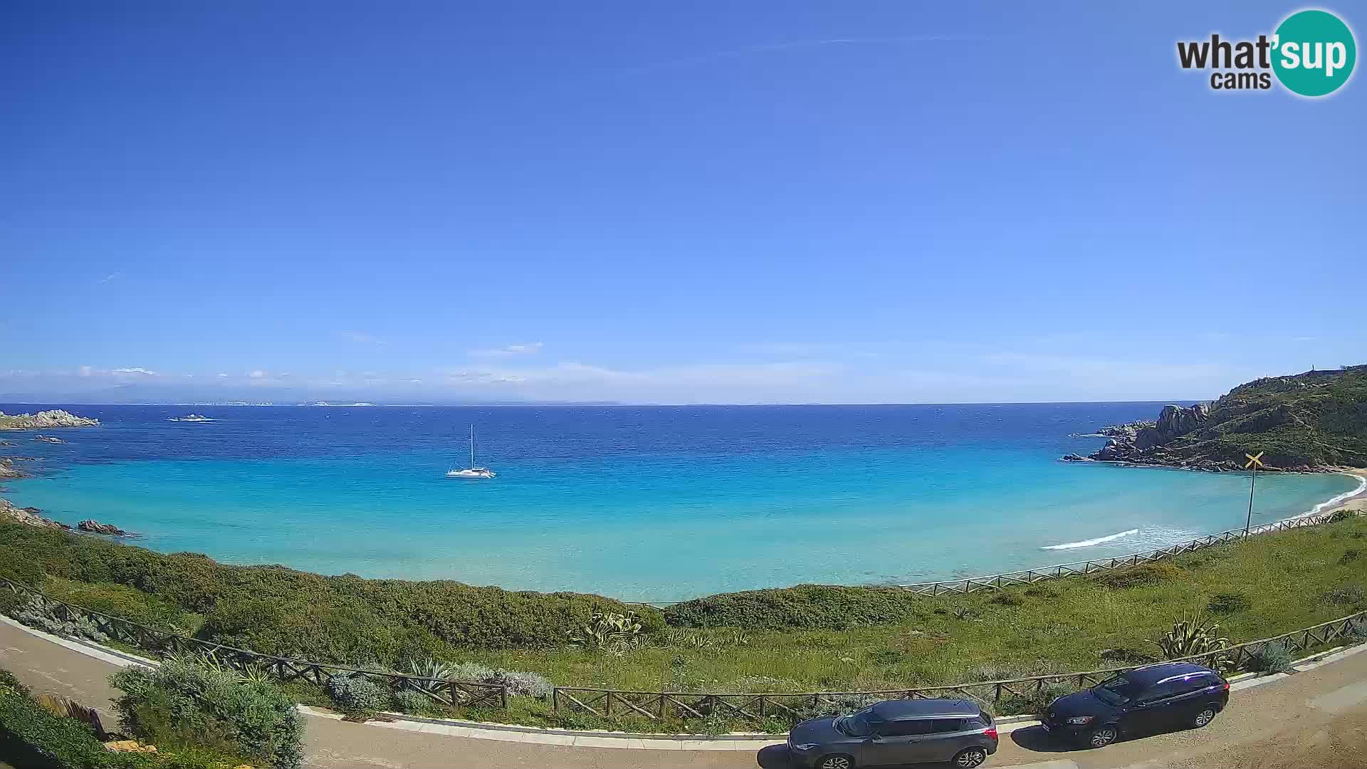 Spletna kamera plaža Rena Bianca – Santa Teresa Gallura – Sardinija