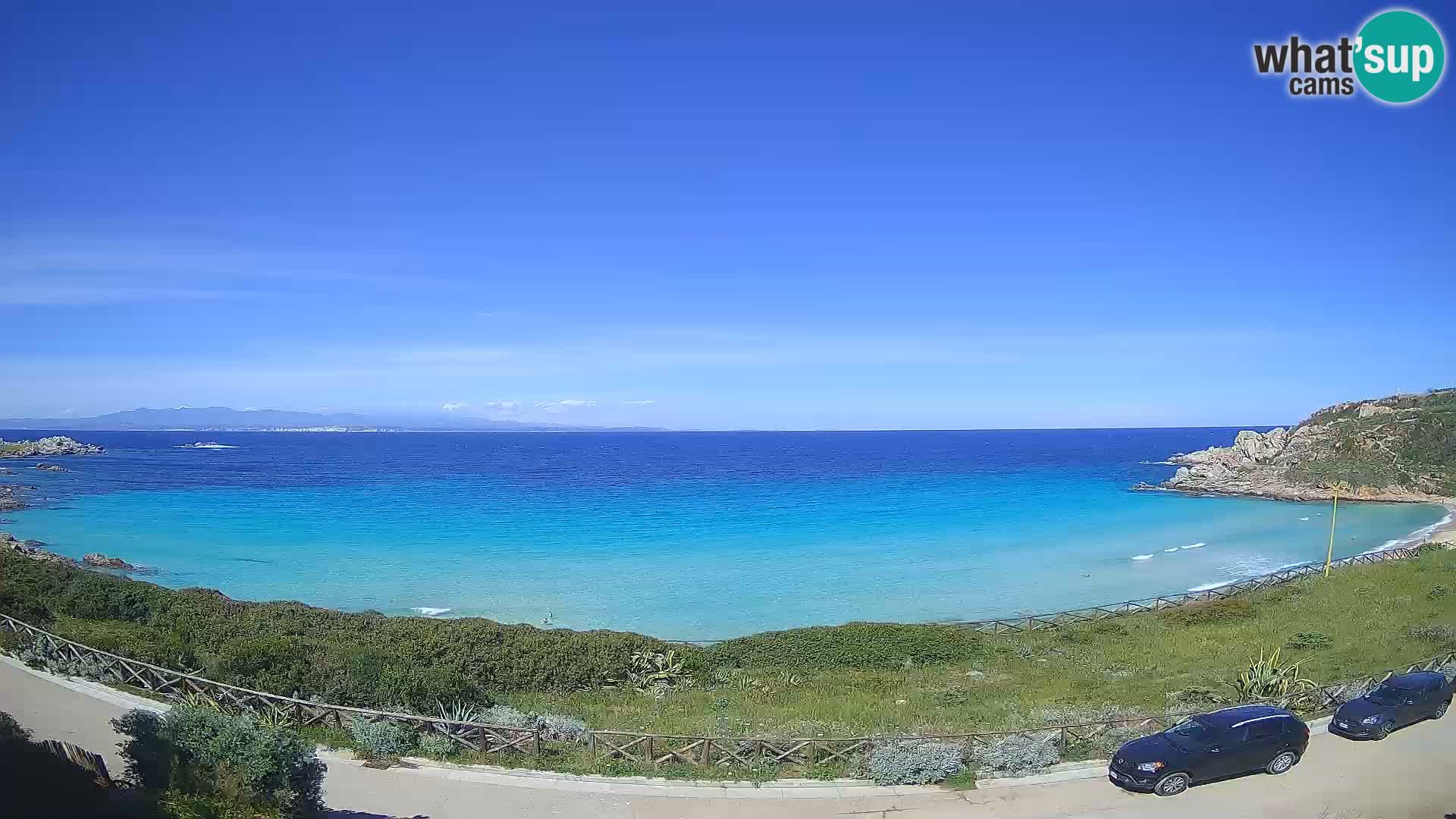 Spletna kamera plaža Rena Bianca – Santa Teresa Gallura – Sardinija