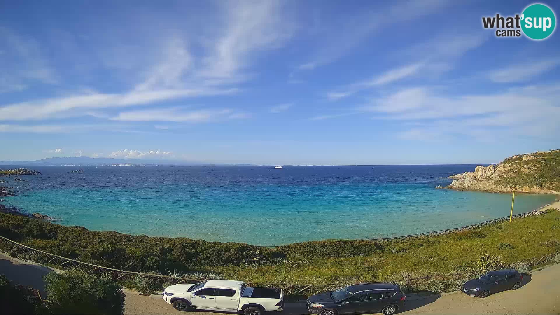Webcam Rena Bianca beach – Spiaggia Rena Bianca – Santa Teresa Gallura – Sardinia